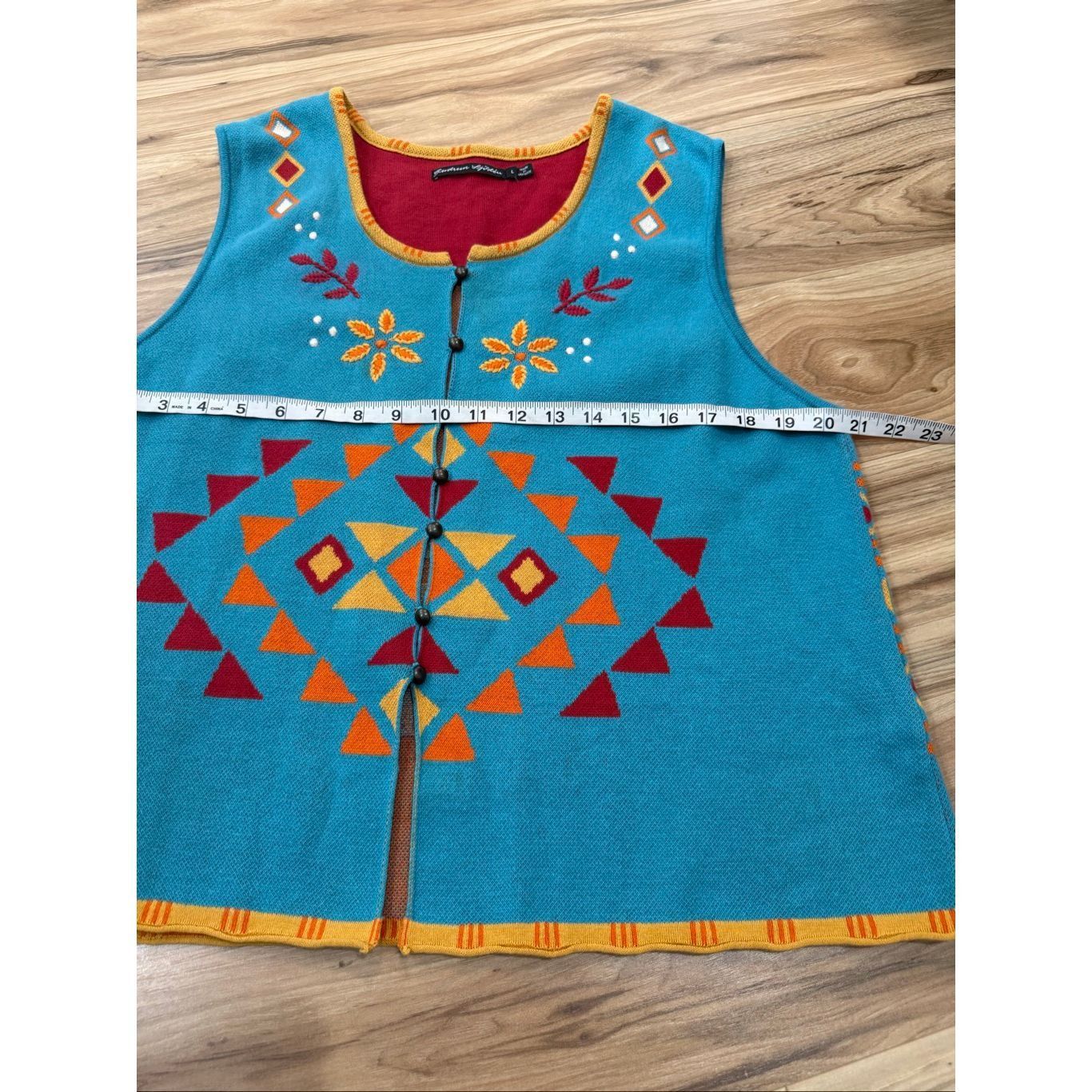 Guru Gudrun Sjoden Aztec Arrow vest size Large Size L / US 10 / IT 46 - 6 Thumbnail