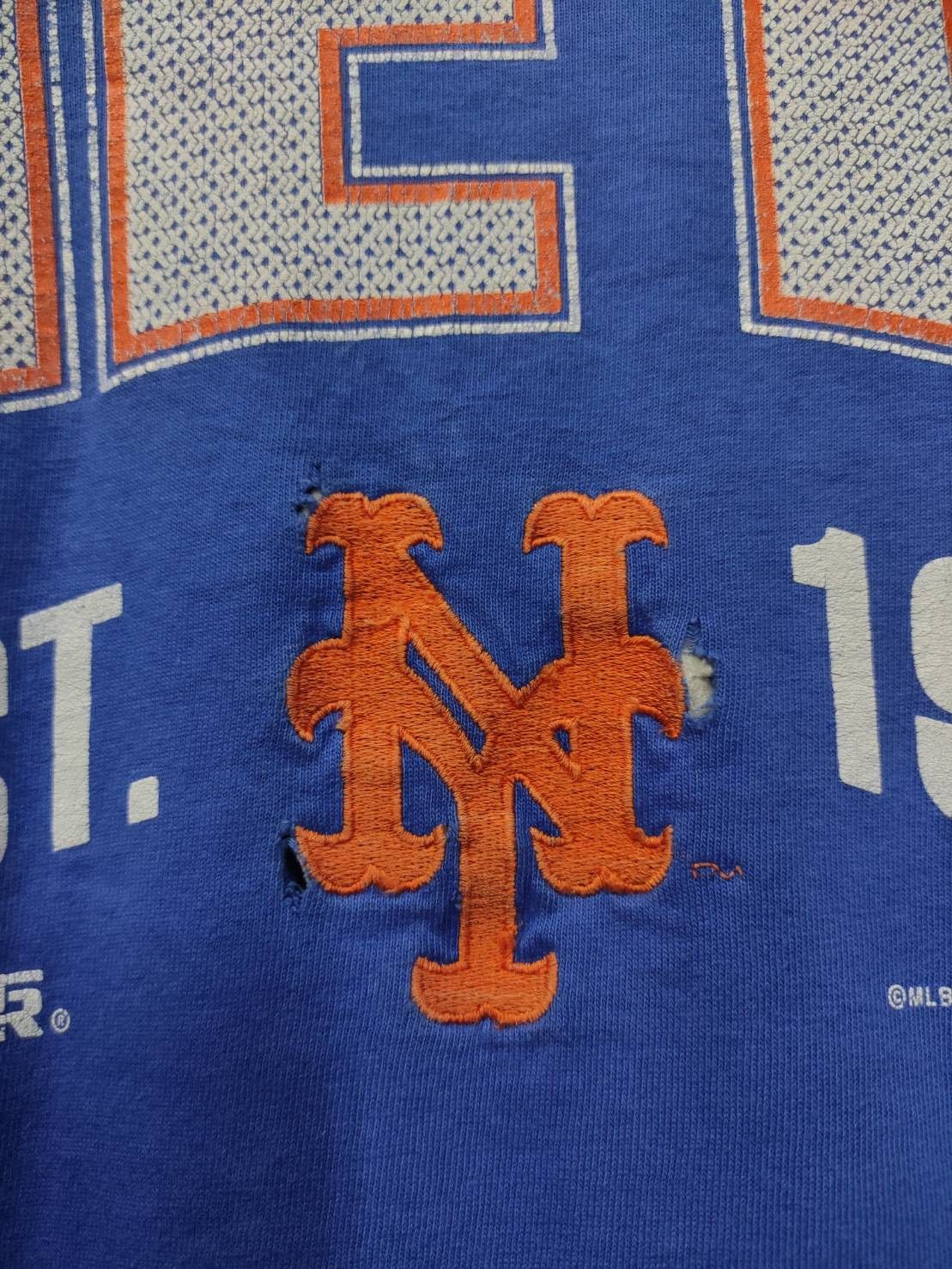 MLB Vtg 90's New York Mets 3Champions Cooperstown Collection USA Size US XL / EU 56 / 4 - 5 Thumbnail