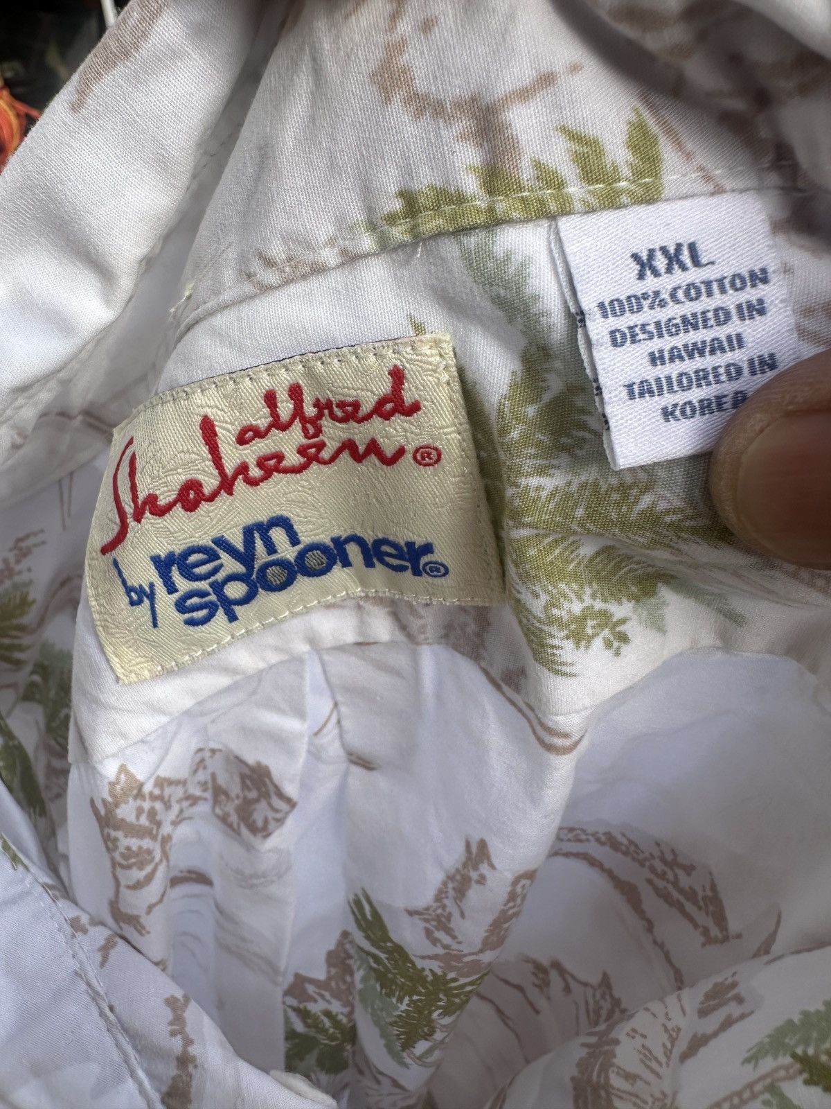 Reyn Spooner PreOwned Reyn Spooner Alfred Shaheen White Men's XXL Size US XXL / EU 58 / 5 - 4 Thumbnail