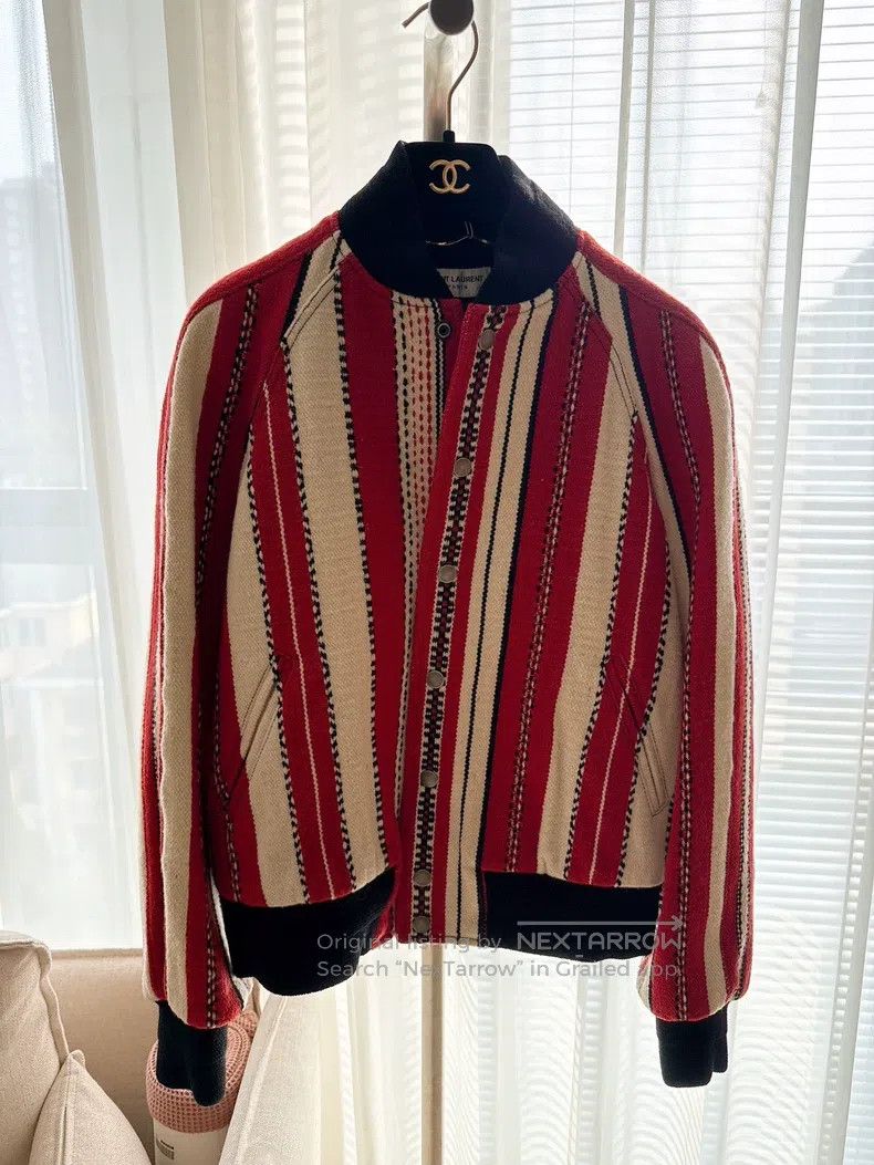 Saint Laurent Paris Saint Laurent Paris Color-block wool coat top Size XXS / US 00 / IT 34 - 1 Thumbnail