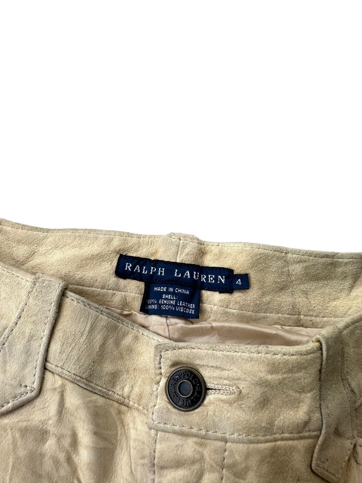 Ralph Lauren ralph laurent leather pants Size 29" - 3 Thumbnail