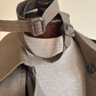 Other Vintage Trench Coat Classic Double Breasted Belted Long Rain Size S / US 4 / IT 40 - 3 Thumbnail