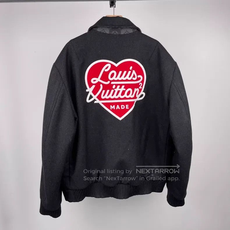 Louis Vuitton Louis Vuitton Black and grey wool-blend cotton lapel jacke Size US M / EU 48-50 / 2 - 2 Thumbnail