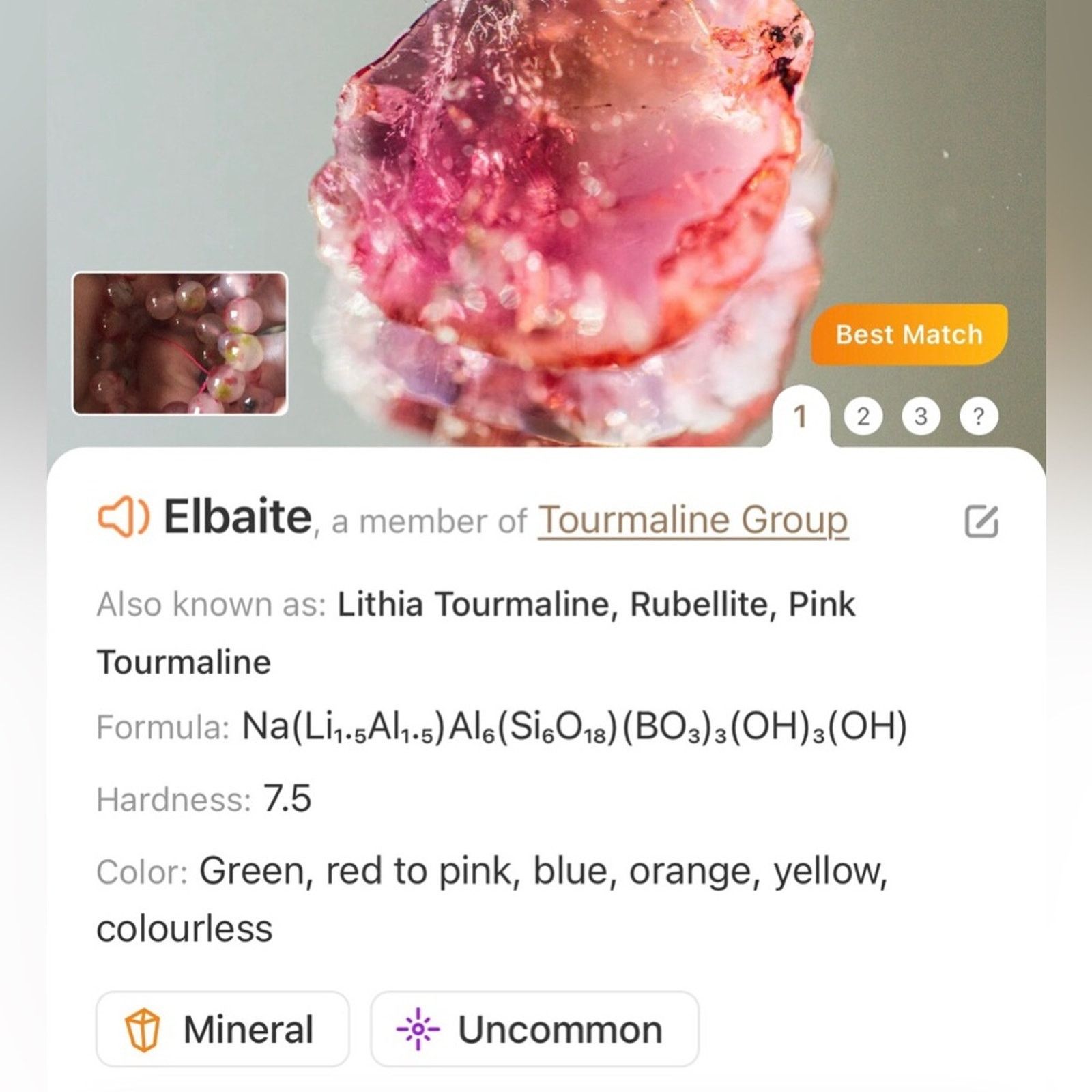 Handmade Handcrafted genuine pink quartz pink tourmaline pearl neckla Size ONE SIZE - 12 Thumbnail