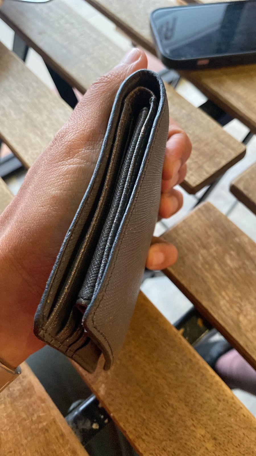 agnes b. AUTHENTIC Agnes.b Leather Bifold Wallet Size ONE SIZE - 13 Thumbnail