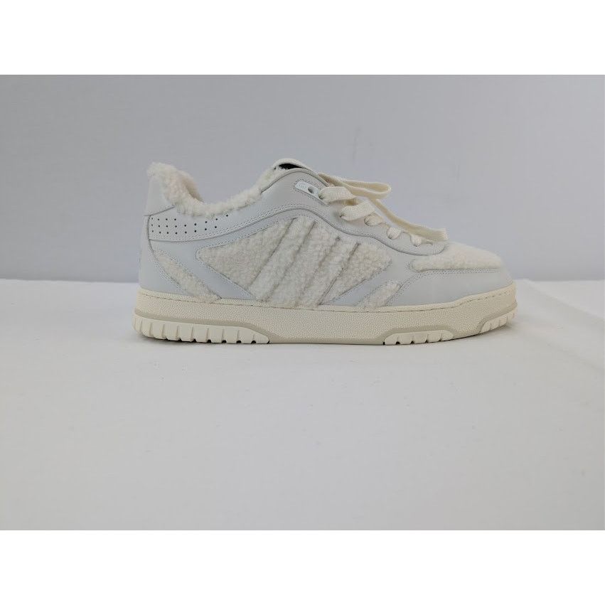 Gucci o1rshd1 Leather Re-Web Sneaker in White Size US 11.5 / EU 44-45 - 4 Thumbnail