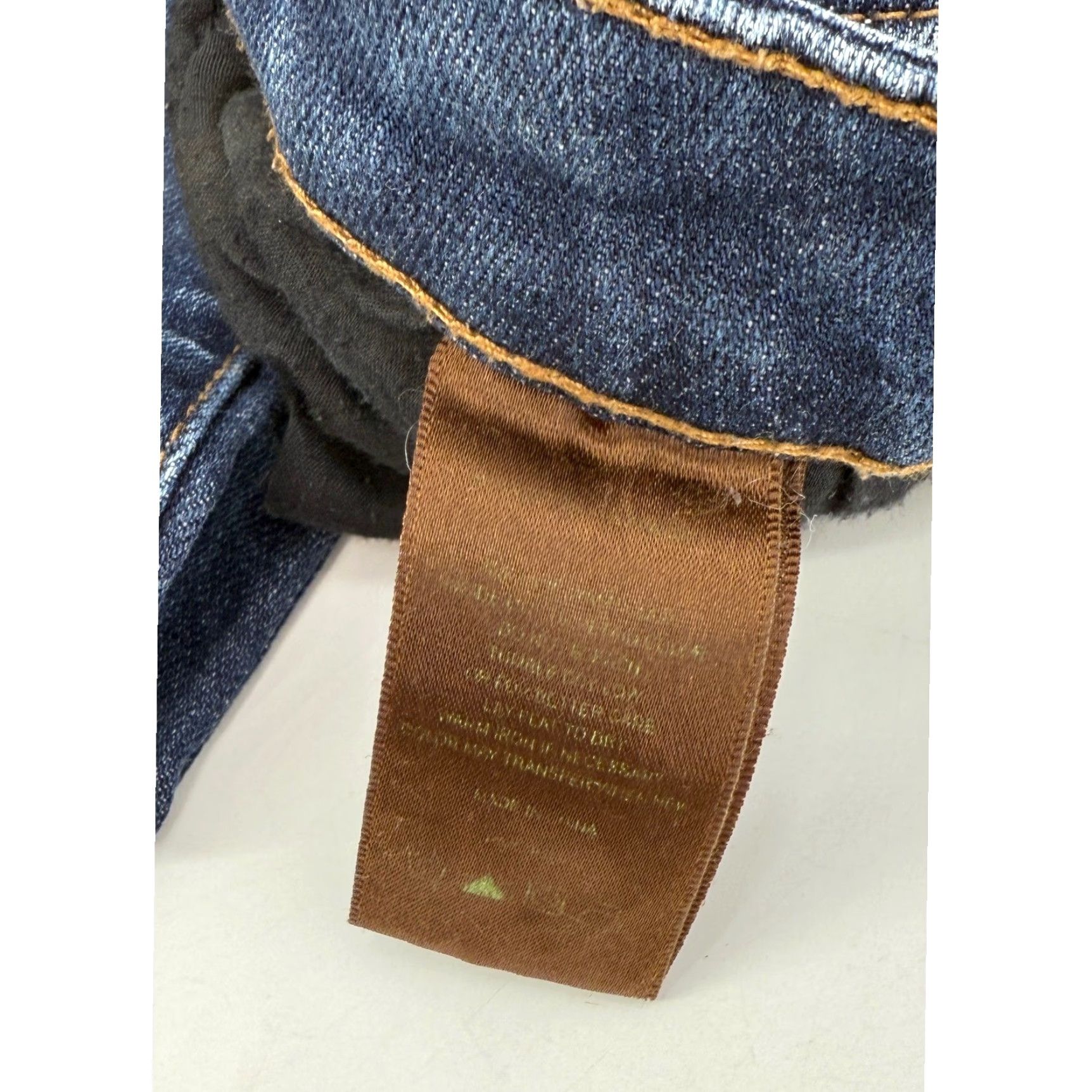 Vintage KUT from the Kloth Women's Jeans Dark Wash Straight Leg Size 12 See Photos Size 34" / US 12 / IT 48 - 7 Thumbnail