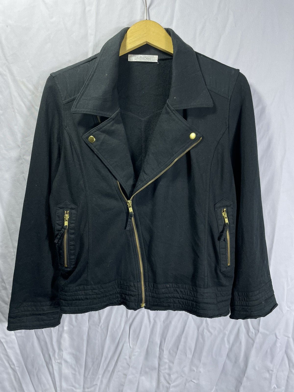 Japanese Brand Lindstorm multi zipper rider jacket vkei style Size US L / EU 52-54 / 3 - 1 Thumbnail