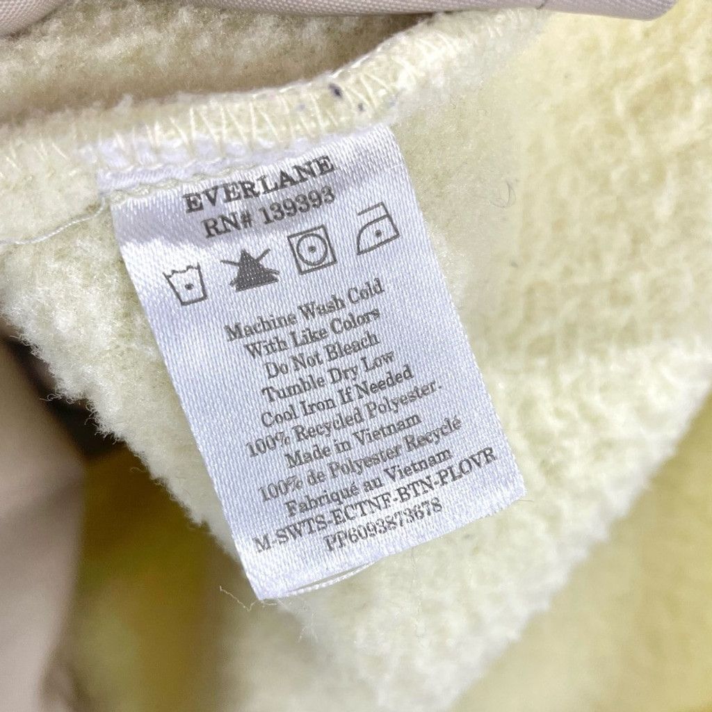 Everlane Everlane The Renew Fleece Pullover in Pale Yellow Size XS Size US XS / EU 42 / 0 - 6 Thumbnail