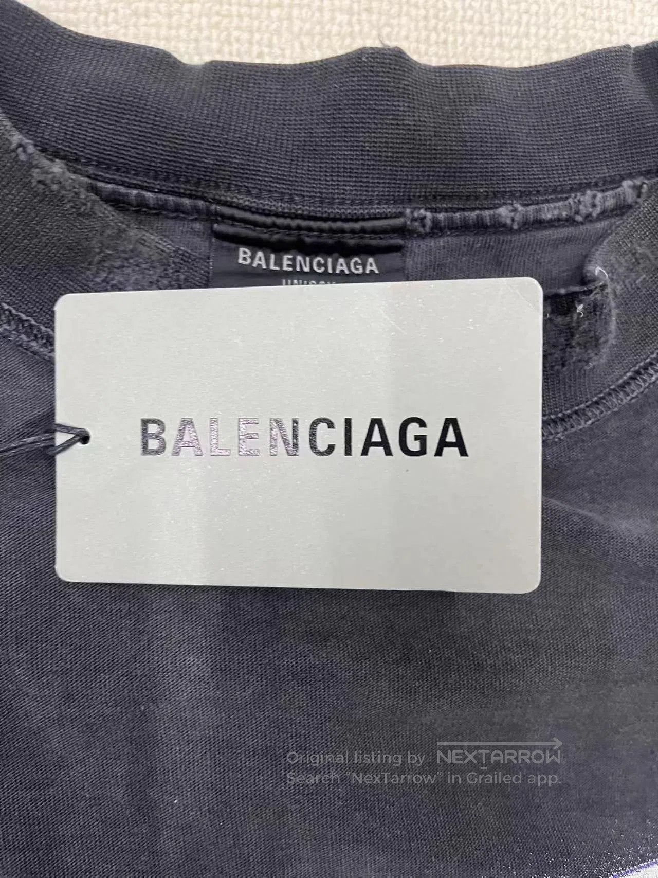 Balenciaga Balenciaga 24SS Washed Distressed T-Shirt. Size US M / EU 48-50 / 2 - 3 Thumbnail