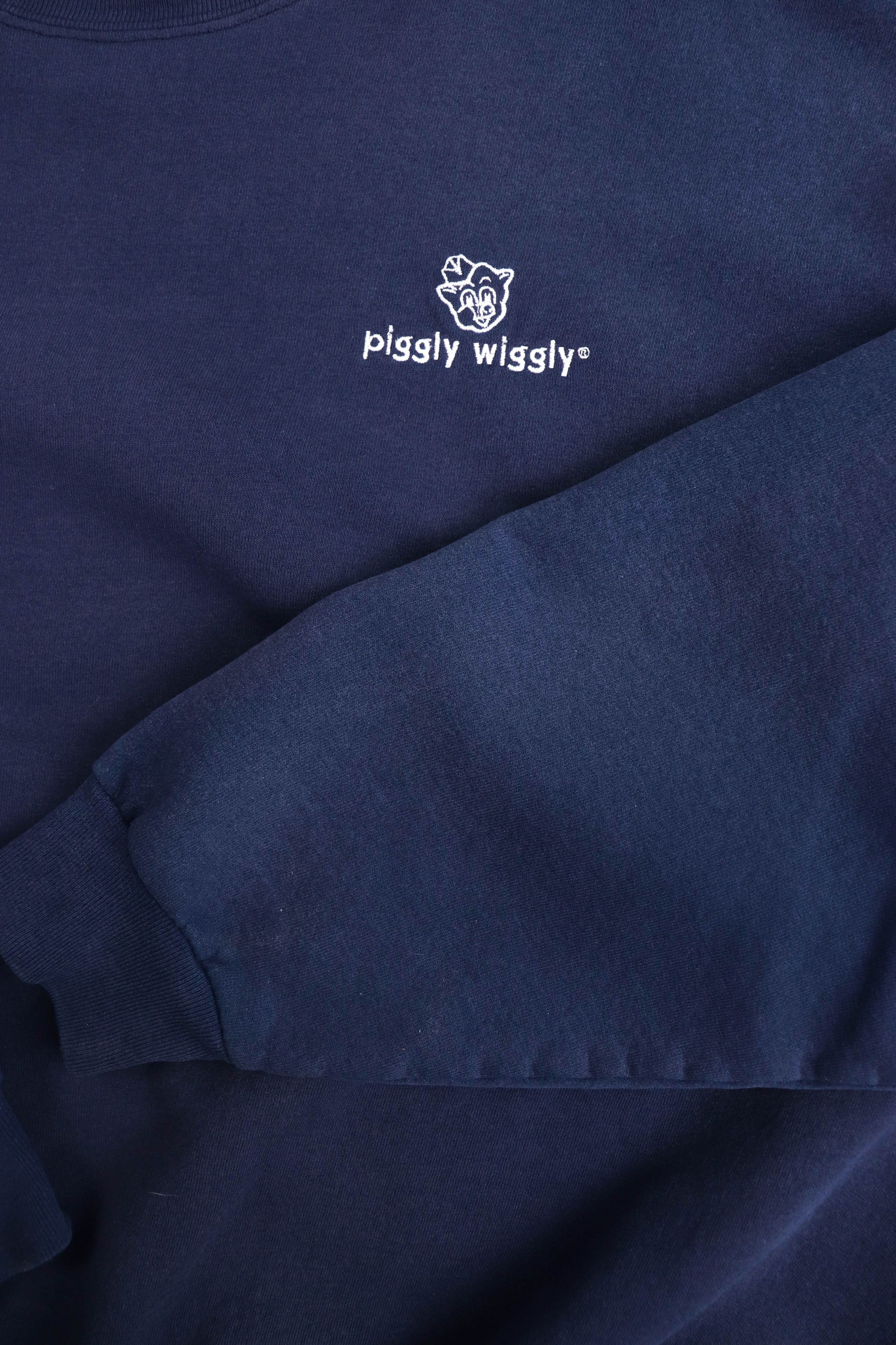 Hanes Piggly Wiggly Vintage Hanes Sun Faded Baggy Fit Sweatshirt Size US XL / EU 56 / 4 - 6 Thumbnail
