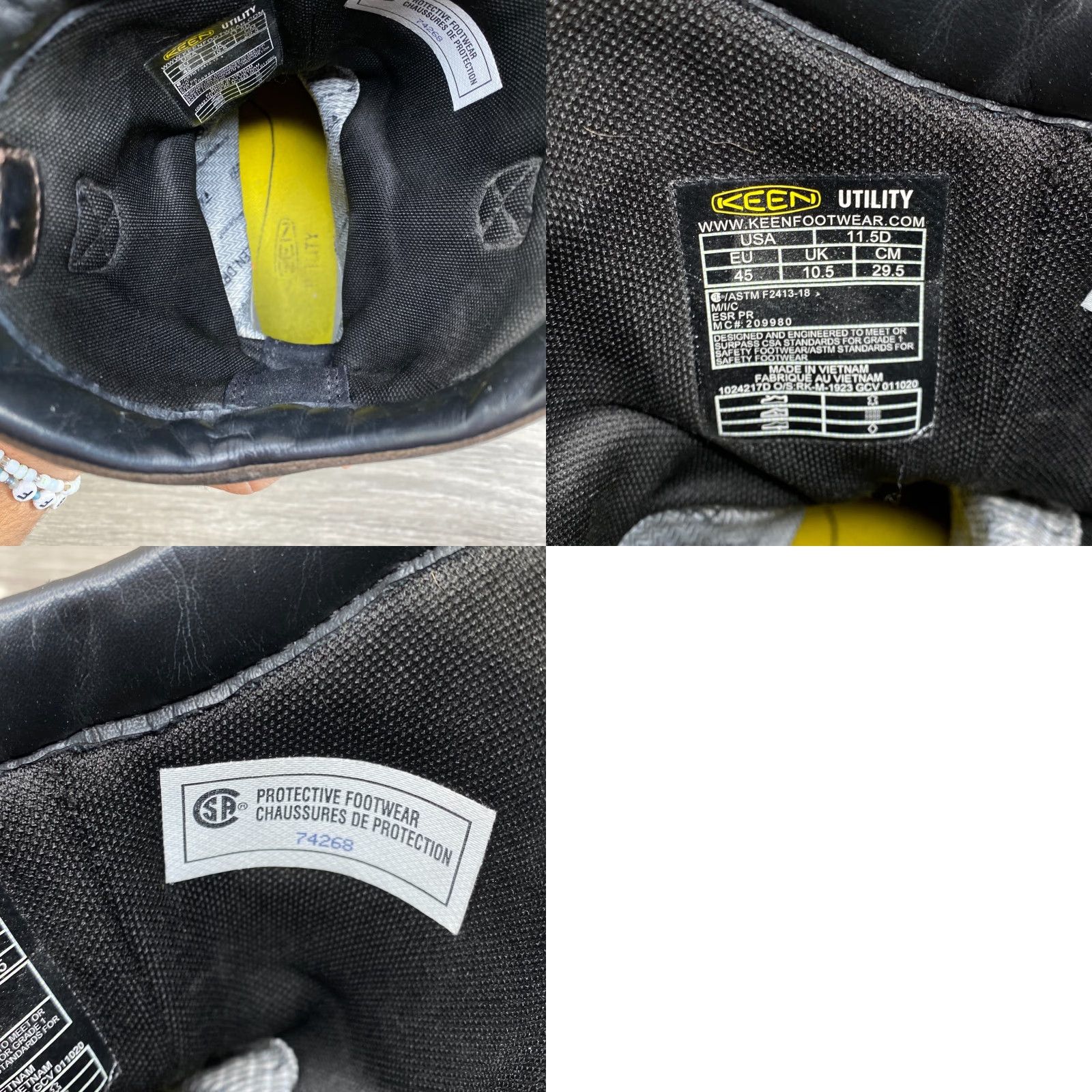KEEN Keen Utility Mens 11.5 D Boots Brown Waterproof Leather CSA Safety Carbon Toe Size US 11 / EU 44 - 9 Thumbnail