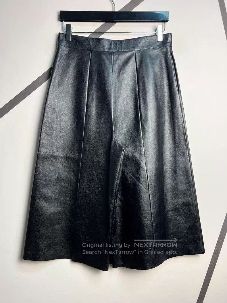 Celine CELINE Sheepskin Straight Leg Flared Trousers Size 39" - 2 Thumbnail