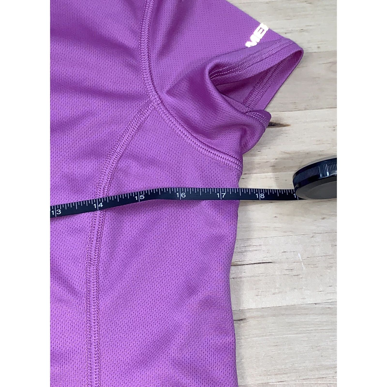 Merrell Merrill Select Wick Women's Eco Tech Top M Purple Pink Activewear T-Shirt V-Neck Casual Athletic UV Breathable Logo Size M / US 6-8 / IT 42-44 - 5 Thumbnail