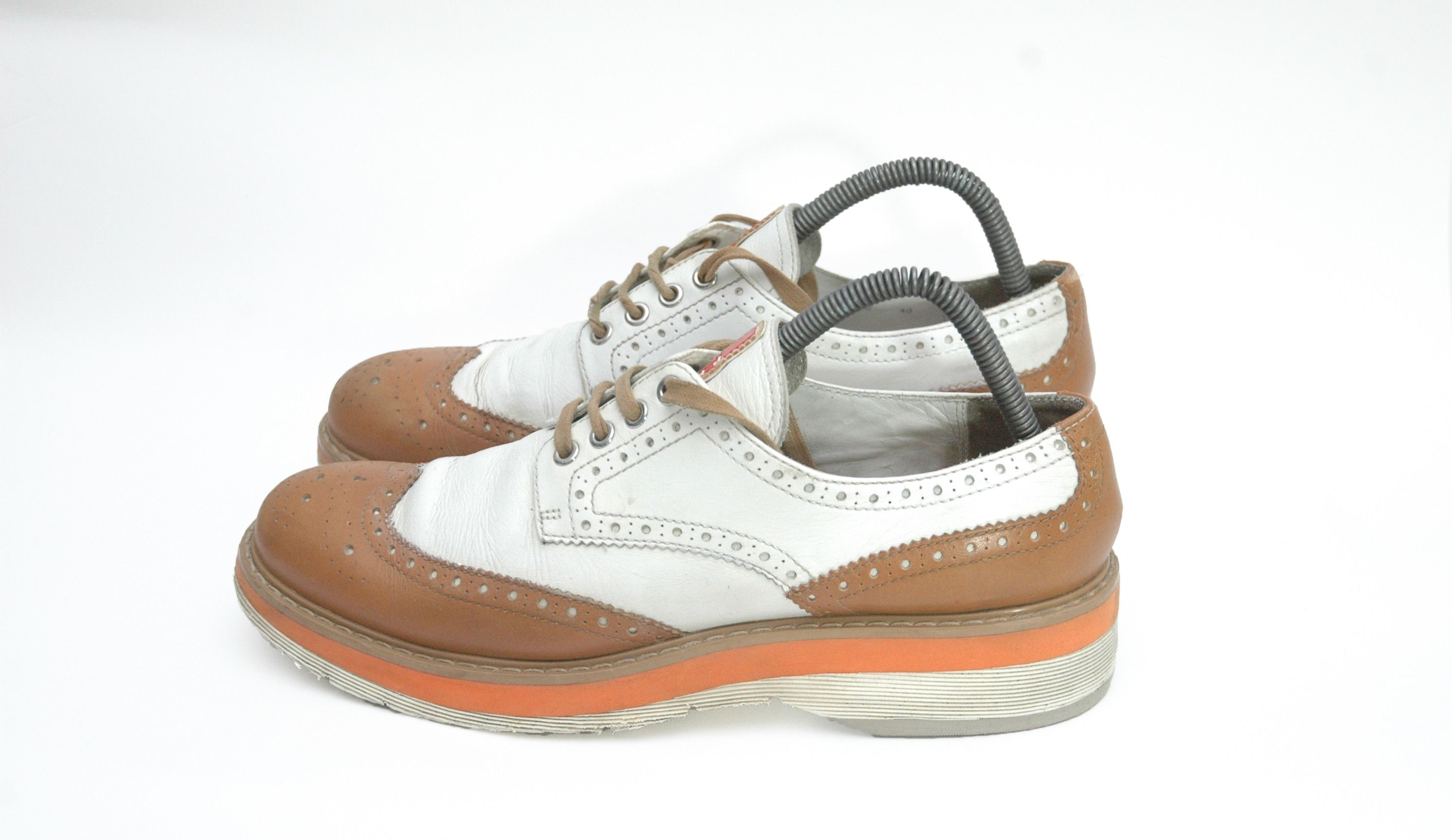 Prada PRADA Leather Brogues Size 40 Size US 7 / EU 40 - 1 Thumbnail