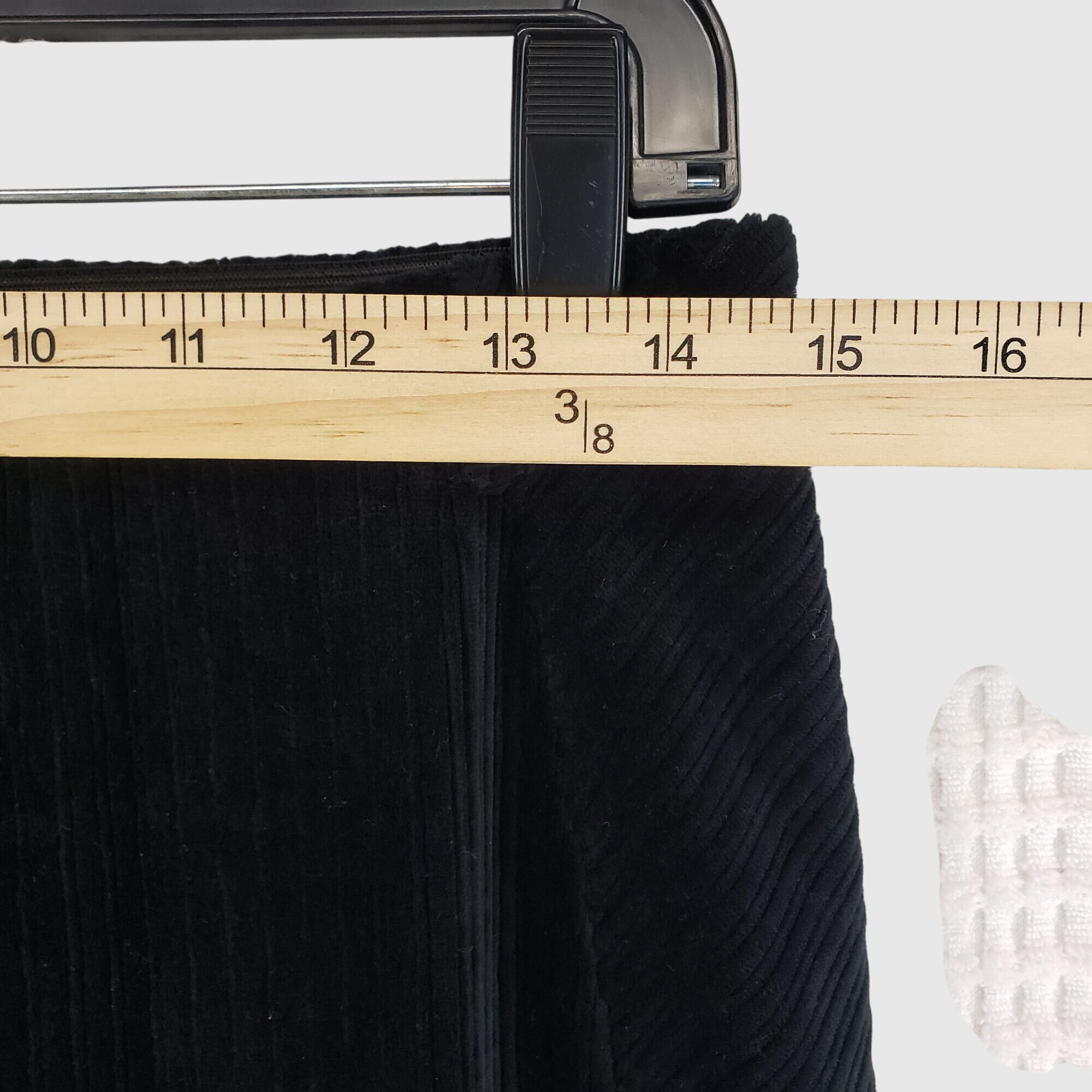 Maniere De Vior Manière De Voir Black Corduroy Flare Pants Size 14 Tall Inse Size 36" / US 14 / IT 50 - 5 Thumbnail