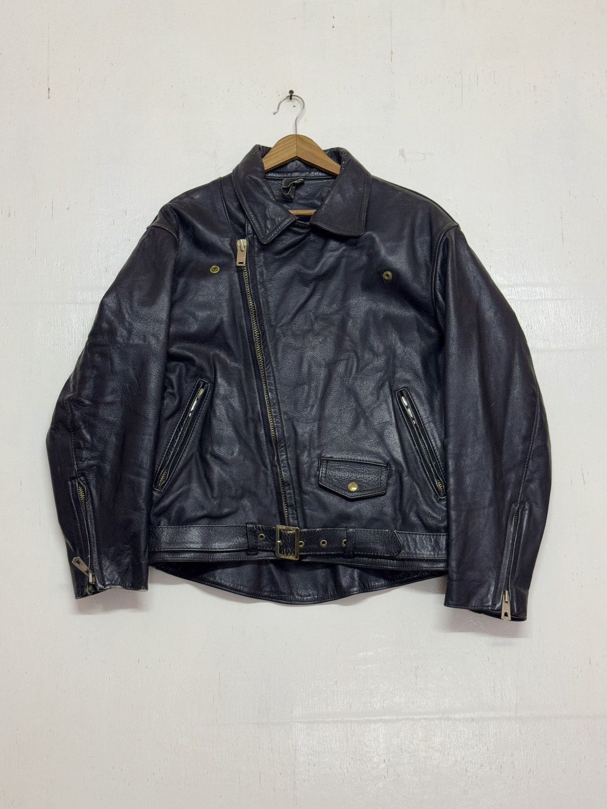 Vintage Vintage MARS Leather Melbourne Brando Style 80s Size US L / EU 52-54 / 3 - 1 Thumbnail