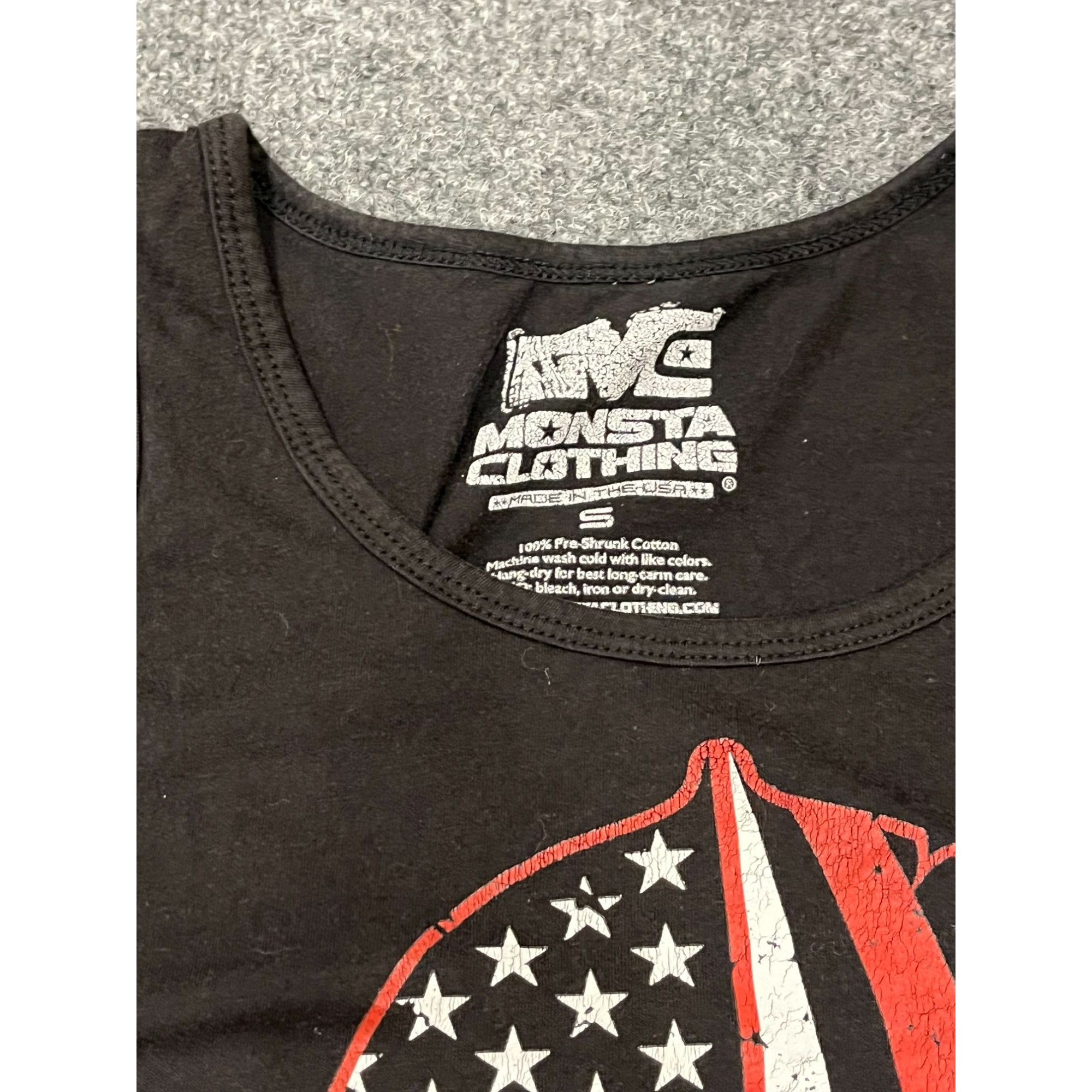 Gildan Monsta Clothing Tank Top Size Small Black Gladiator Warrior Size US S / EU 44-46 / 1 - 3 Thumbnail