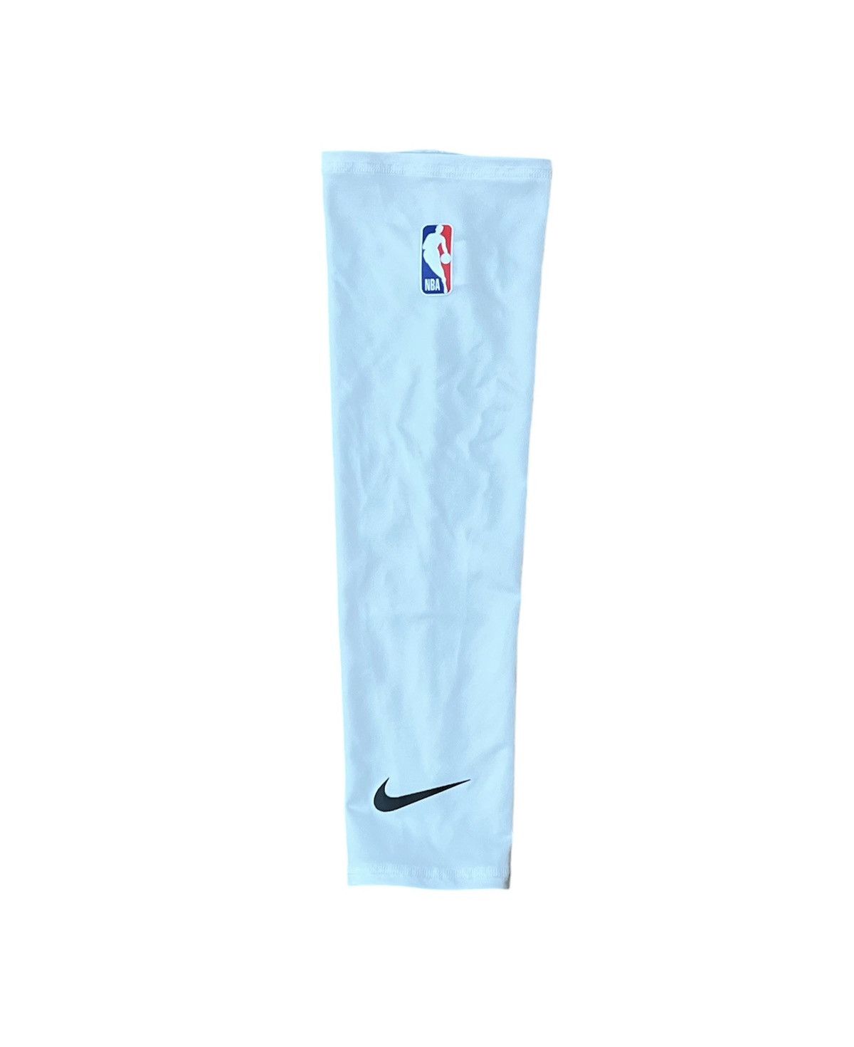 Nike Nike NBA Elite White Shooter Sleeve (1) Mens Size L/XL Size ONE SIZE - 1 Thumbnail