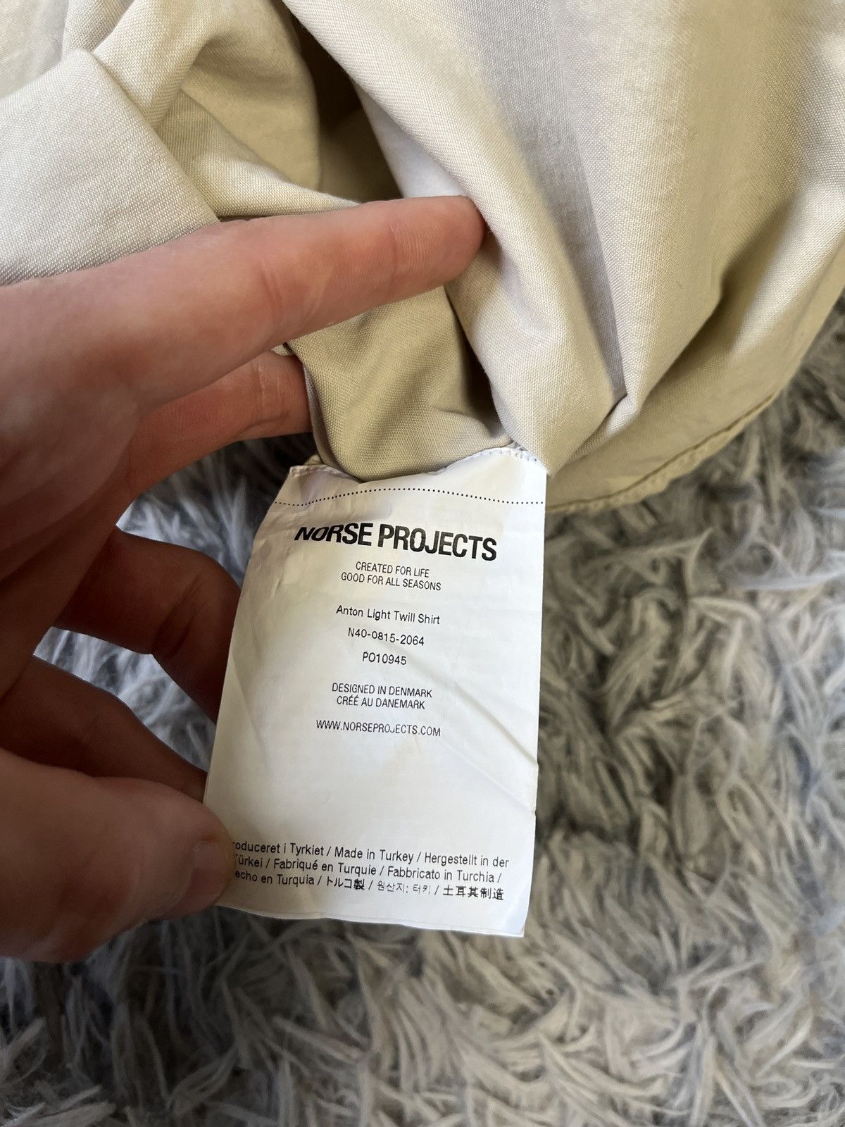 Norse Projects Norse Projects Anton Light Twill Shirt Size US M / EU 48-50 / 2 - 9 Thumbnail
