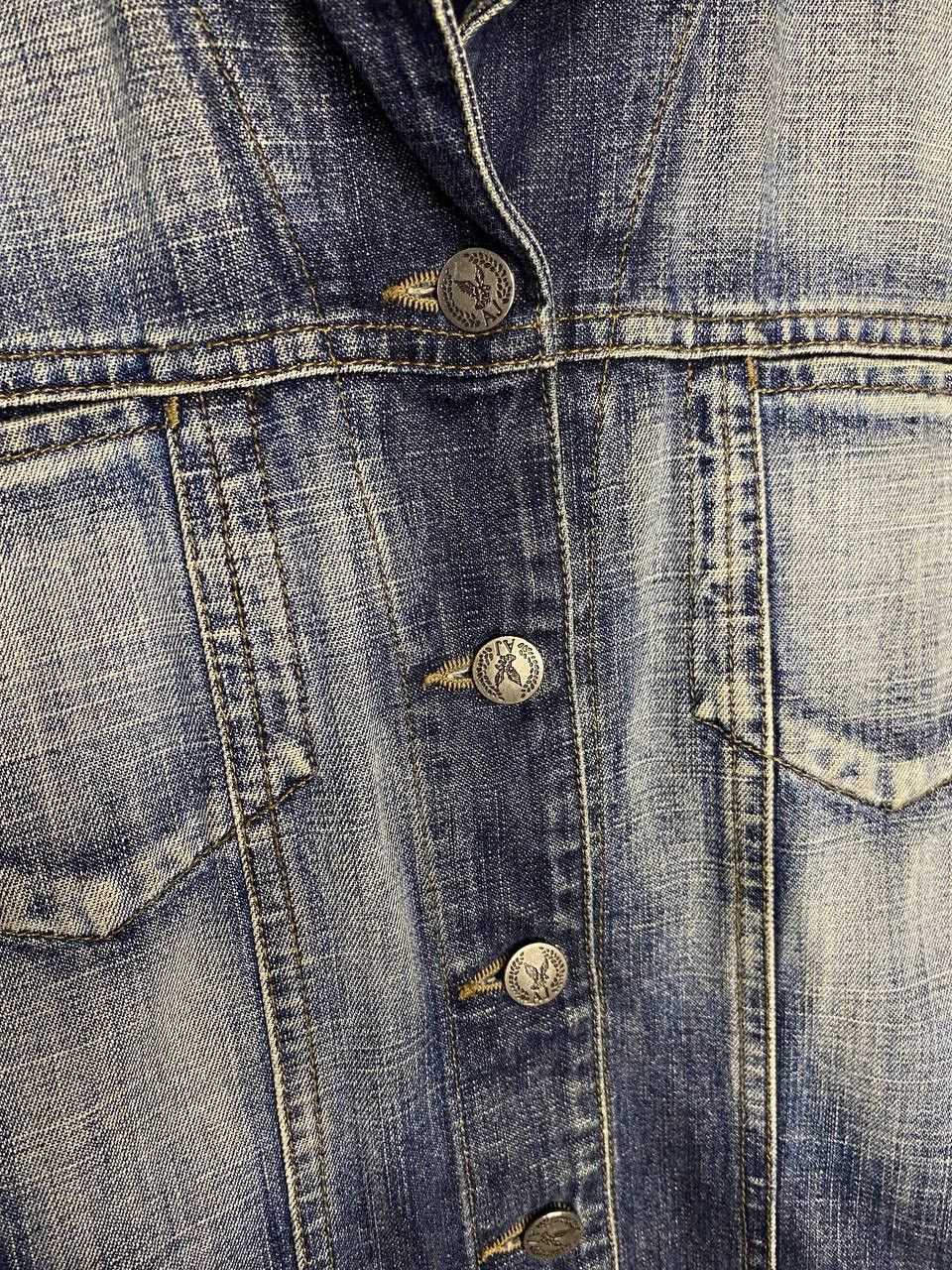 Armani WOMENS VINTAGE RARE ARMANI JEANS DENIM JACKET SiZe S Size S / US 4 / IT 40 - 8 Thumbnail
