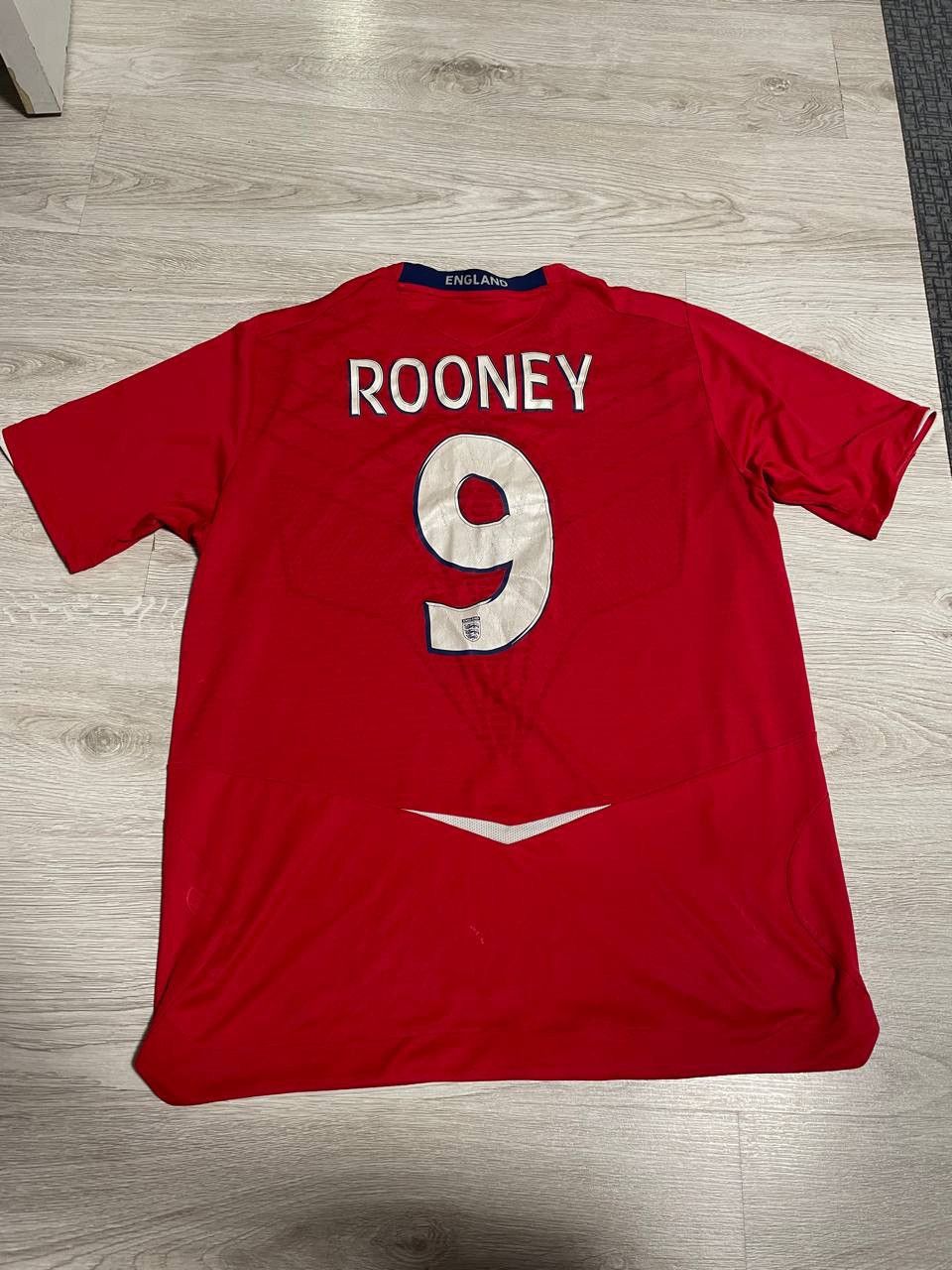 UMBRO ENGLAND 2004 AWAY JERSEY RED - Soccer Plus