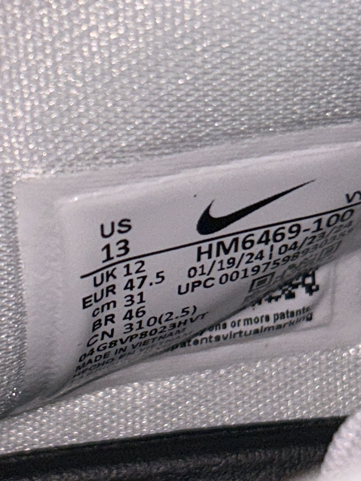 Nike SAMPLE Nike Kobe 8 Protro TB Promo ‘White Midnight Navy’ NEW Size US 13 / EU 46 - 10 Thumbnail