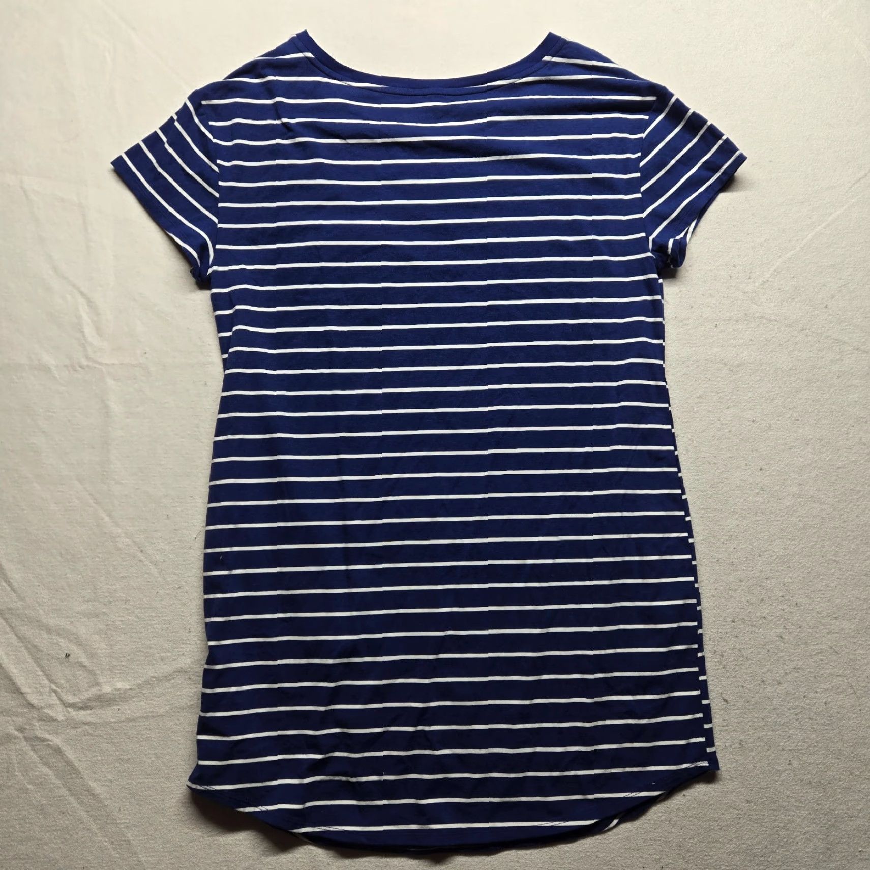 Liz Claiborne Liz Claiborne Shirt Blue Striped Short Sleeve XL Womens Adult Regular Straightforward Casual Shirt Size XL / US 12-14 / IT 48-50 - 7 Thumbnail