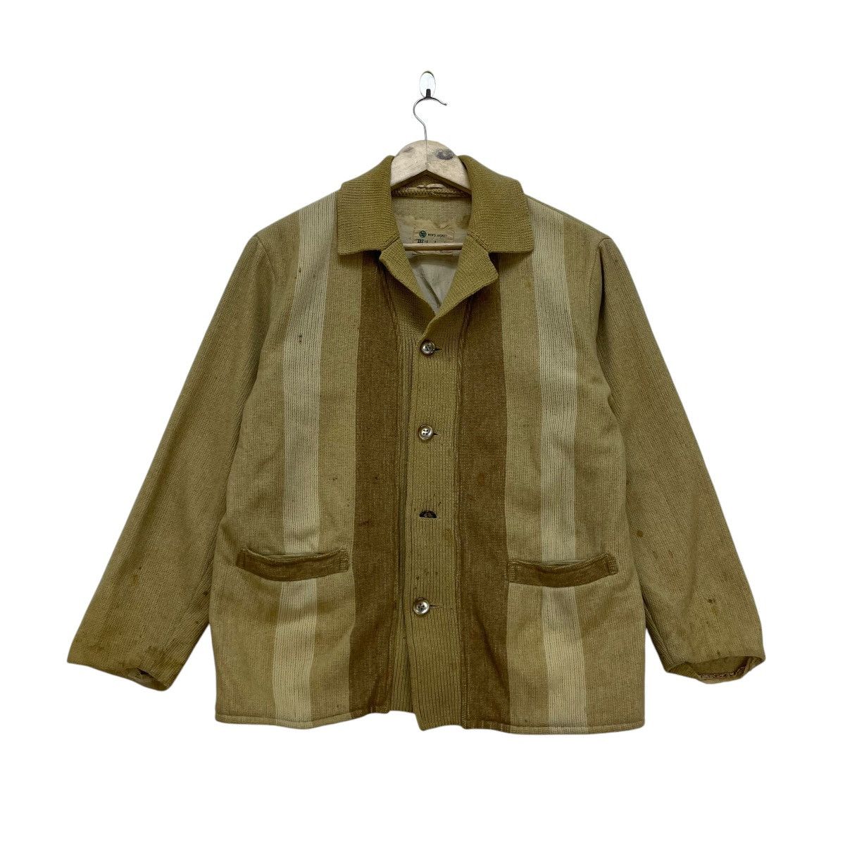Vintage 💥Vintage 60s Mitsukoshi Men Jacket Stripe Dual Pocket Size US M / EU 48-50 / 2 - 1 Thumbnail