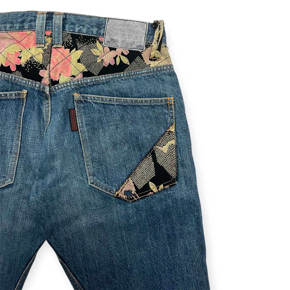 Dissizit × Japanese Brand Juvenile Delinquent Distressed Denim Jeans Vintage Size US 34 / EU 50 - 4 Thumbnail