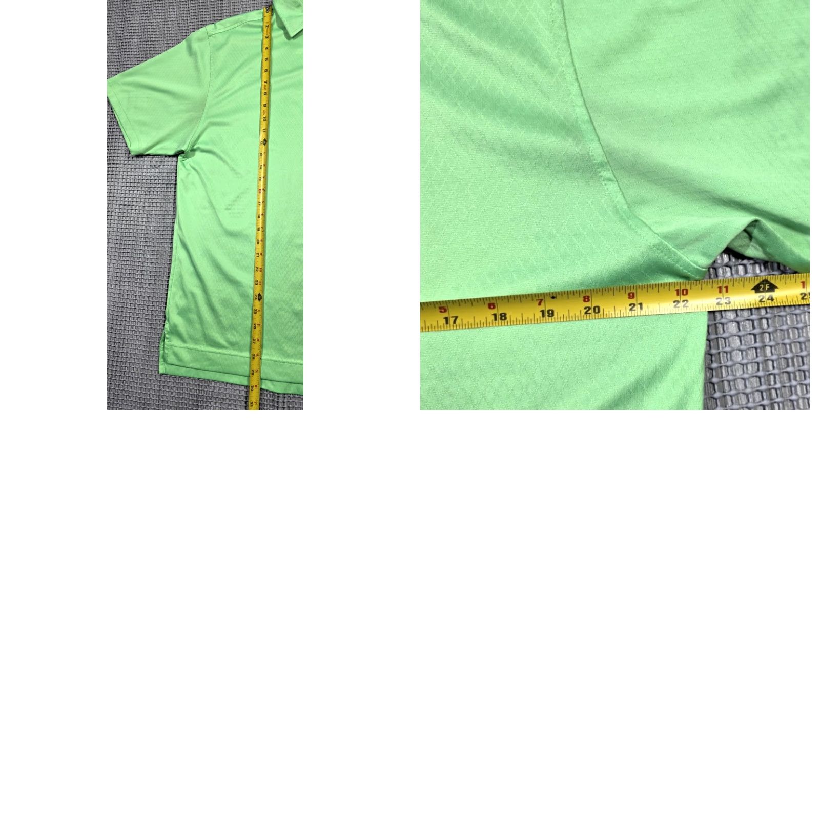 Footjoy FootJoy Men’s M Short Sleeve Green Argyle Performance Golf Polo Shirt Size US M / EU 48-50 / 2 - 9 Thumbnail