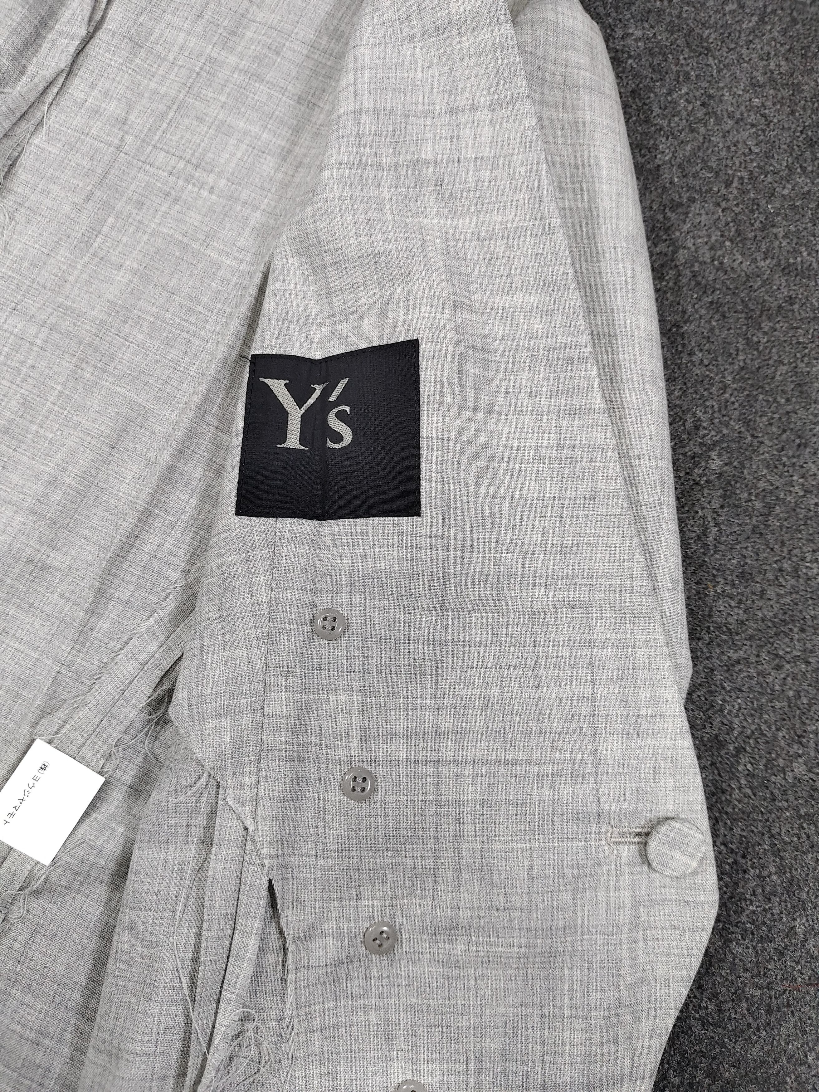 Yohji Yamamoto SAMPLE Y’s- Minimal Double Breasted Tailored Blazer Jacket Size M / US 6-8 / IT 42-44 - 9 Thumbnail