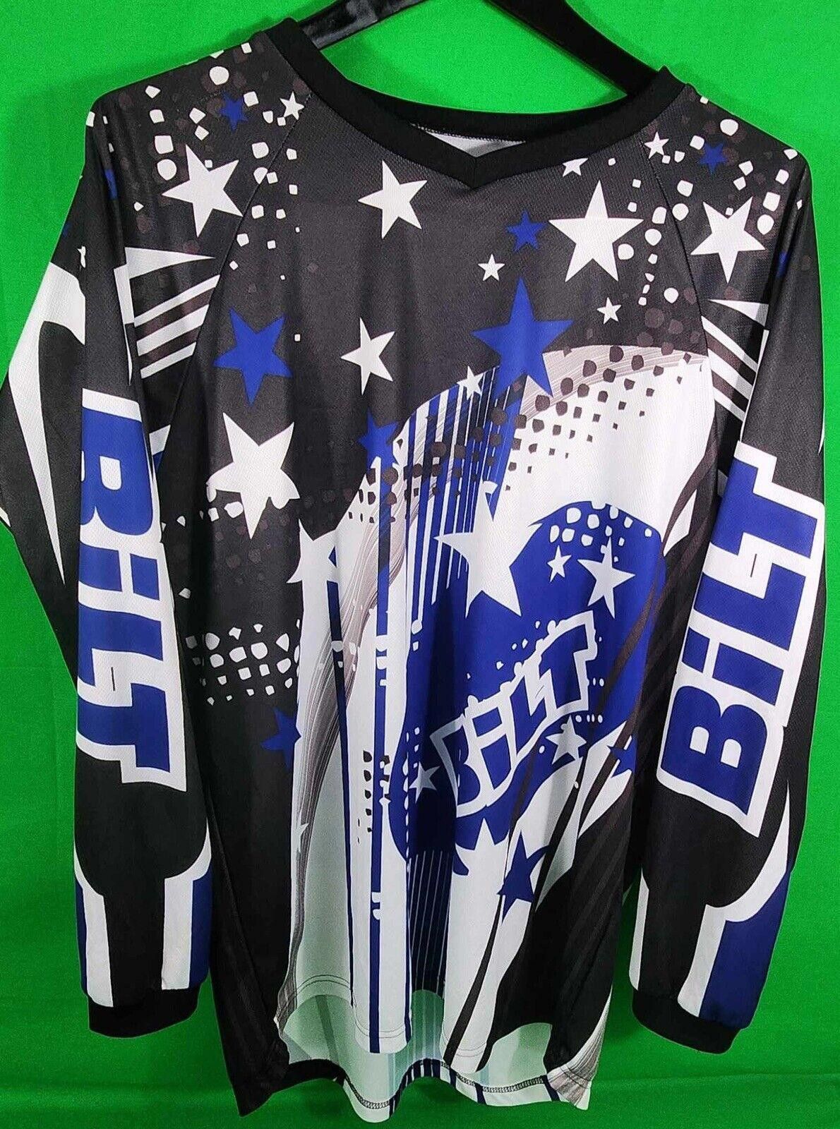 The Unbranded Brand BILT Star-Print Long Sleeve Jersey Stylish Performance Wear Size ONE SIZE - 1 Thumbnail