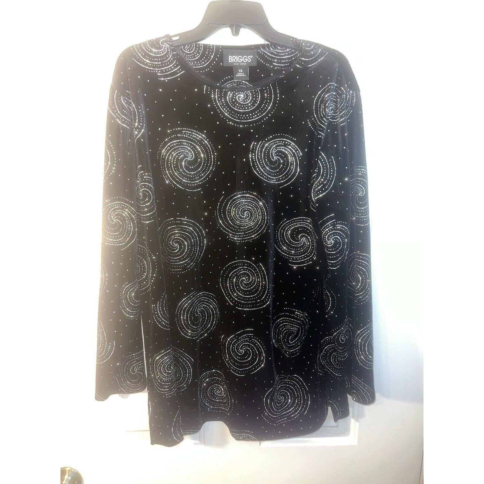 & Other Stories Briggs New York Women’s Blouse XL Black Sweater Shirt Silver Size XL / US 12-14 / IT 48-50 - 1 Thumbnail