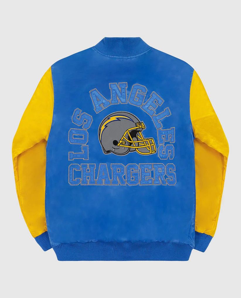 Starter NFL Los Angeles Chargers Varsity Satin Full-Snap Jacket Size US XXL / EU 58 / 5 - 4 Thumbnail