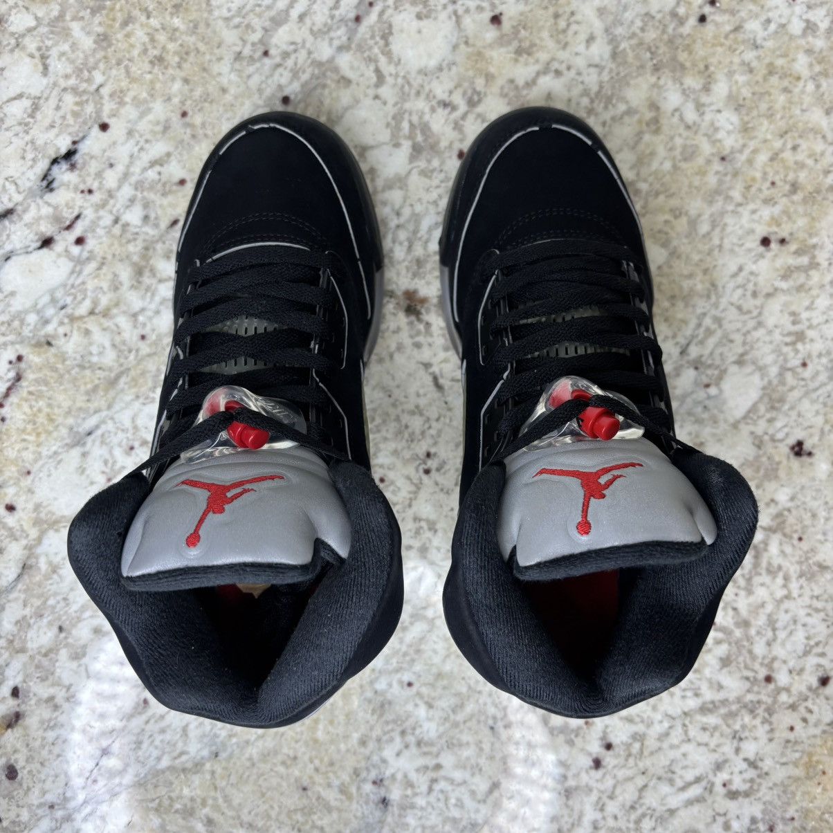 Jordan Brand Size 5.5 -Jordan 5 OG Black Metallic Reimagined CLEAN NO BOX Size US 5.5 / EU 38 - 5 Thumbnail
