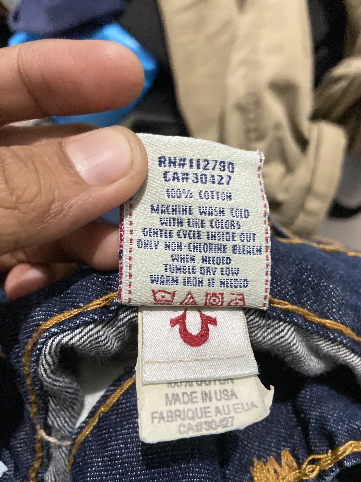 20471120 × Japanese Brand × True Religion True Religion No 1 BOBBY SUPER T Chain Stitch Denim Size US 30 / EU 46 - 14 Thumbnail