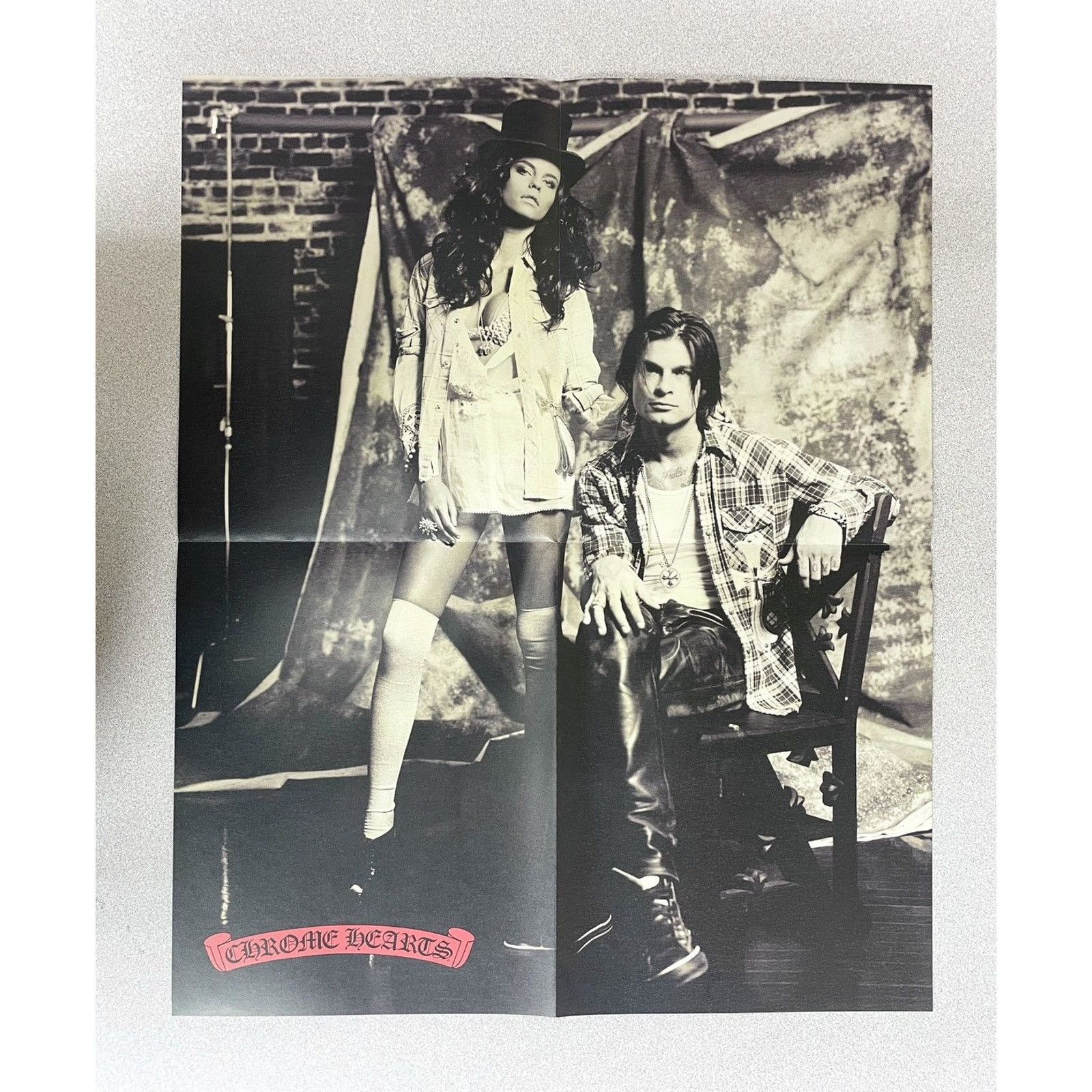 Chrome Hearts × Vintage Chrome Hearts 15x19 magazine Poster Size ONE SIZE - 1 Thumbnail