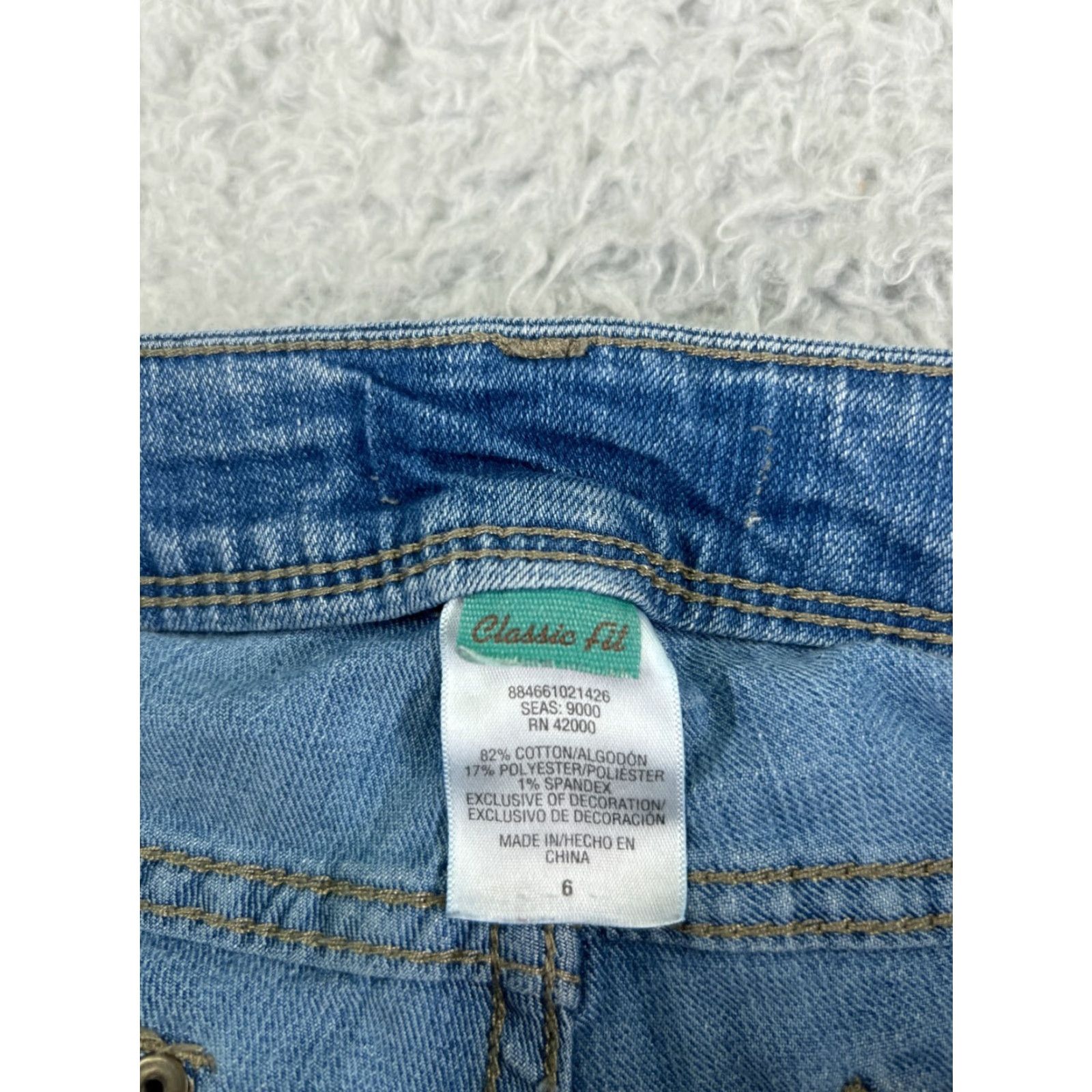 Route 66 Route 66 Jeans Womens 12 Blue Denim Cotton Blend Bootcut Low Rise 30x27 Size 34" / US 12 / IT 48 - 3 Thumbnail