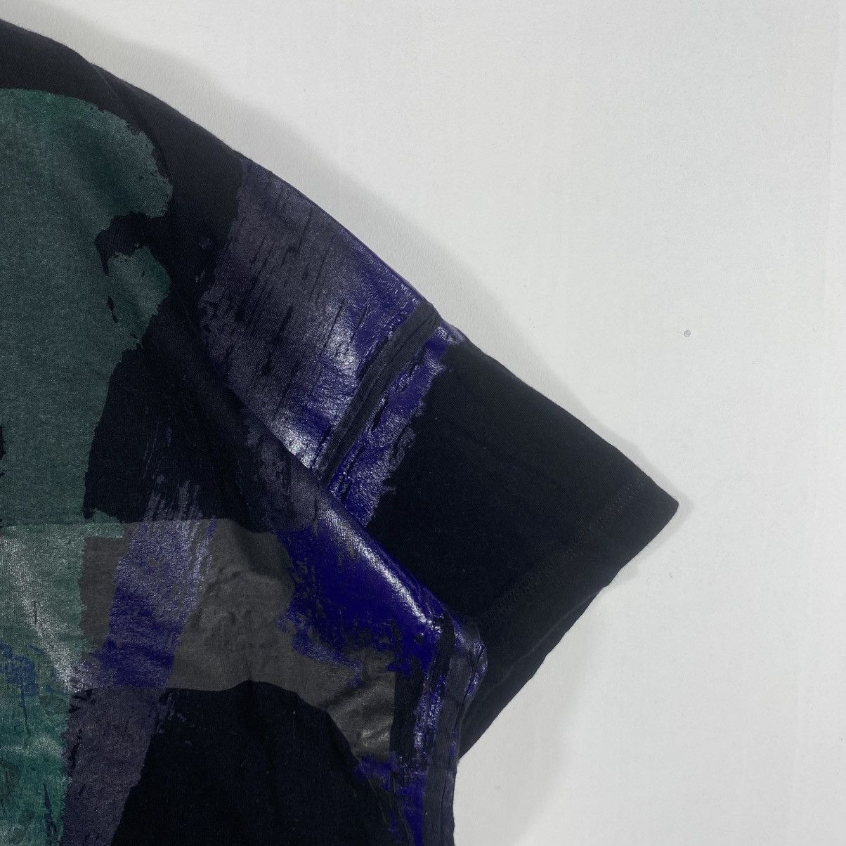 Y's Y's By Yohji Yamamoto Abstract Graphic Women Baggy Tee Shirt Size XS / US 0-2 / IT 36-38 - 3 Thumbnail