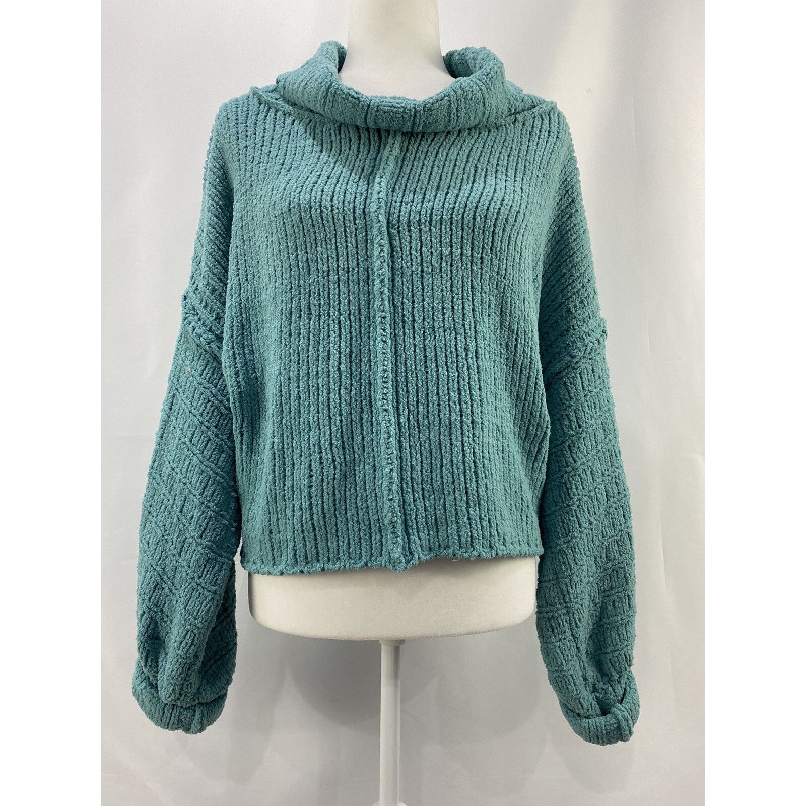 Free People New Free People Be Yours Cowl Knit Sweater size S/P A001586 Size S / US 4 / IT 40 - 2 Thumbnail