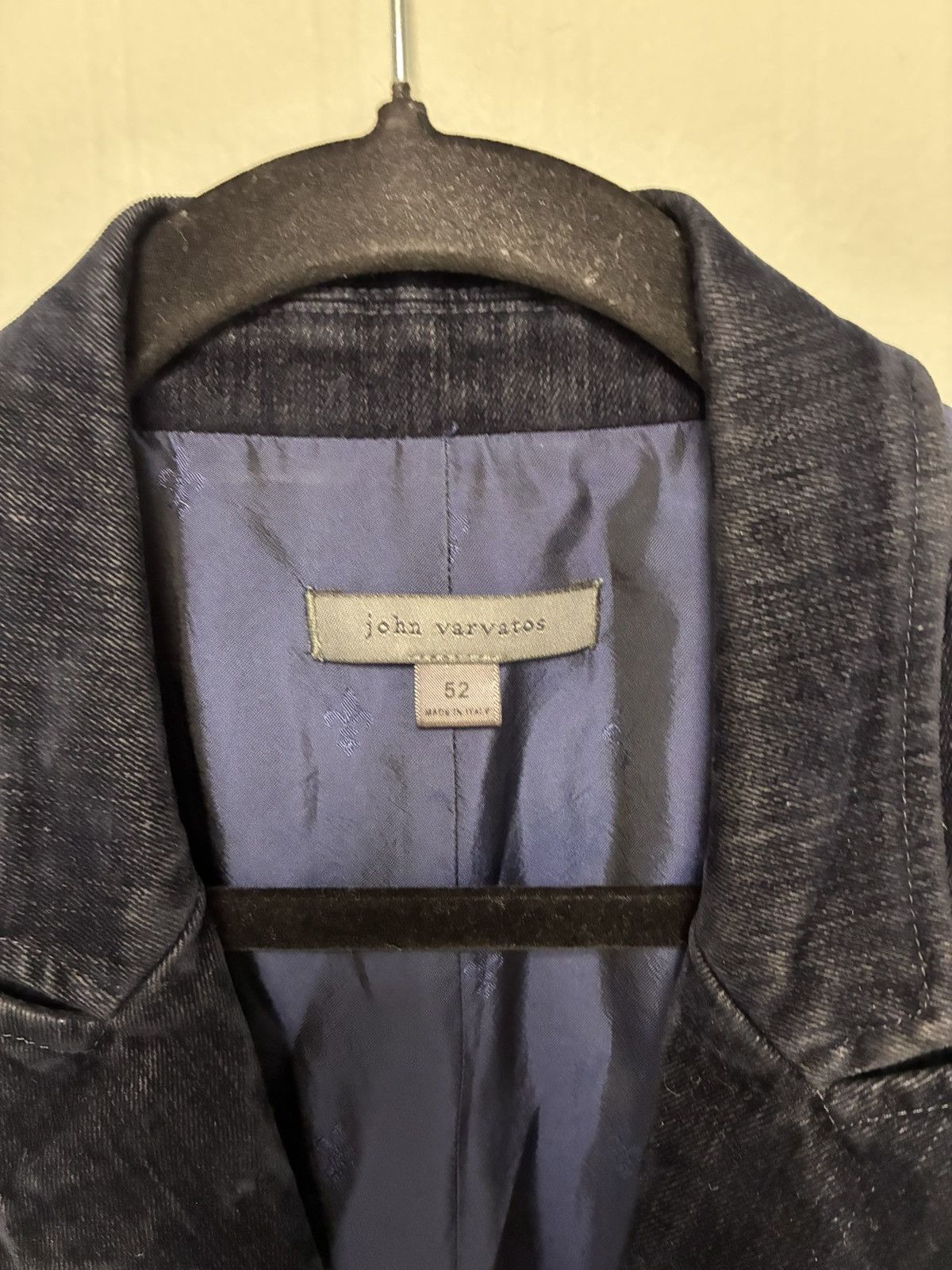 John Varvatos Woodward crushed velvet Vest EU 52 USA 42 Size US L / EU 52-54 / 3 - 8 Thumbnail