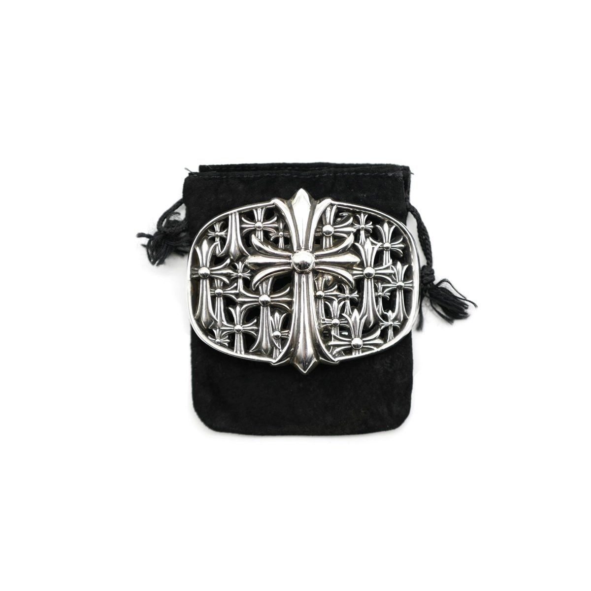 Chrome Hearts Chrome Hearts Silver Cemetery Cross Belt Buckle Size ONE SIZE - 4 Thumbnail
