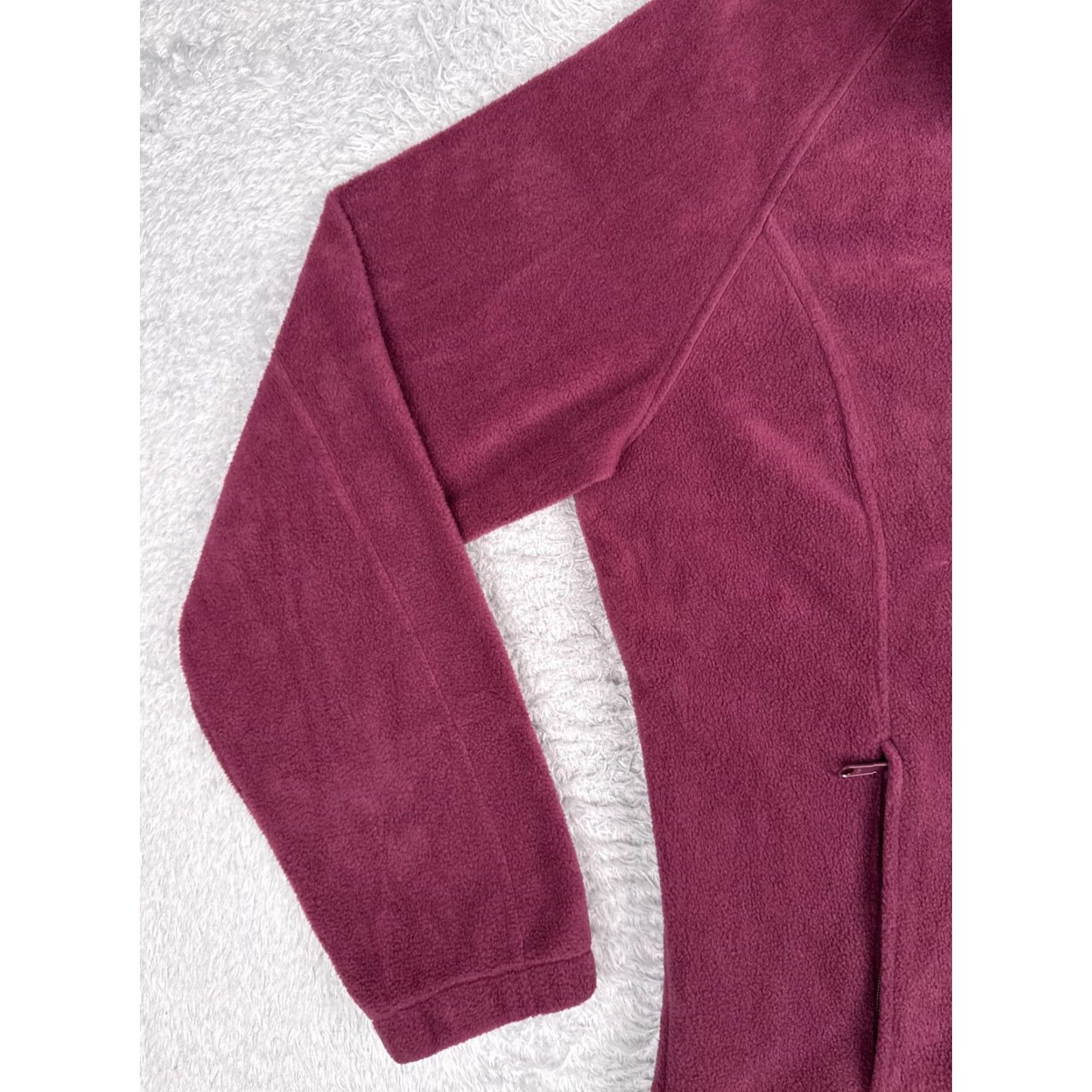 Pinko Columbia Jacket Womens XXL Pink Fleece Full Zip Pockets Outdoor Hiking Warm Size XXL / US 16-18 / IT 52-54 - 3 Thumbnail