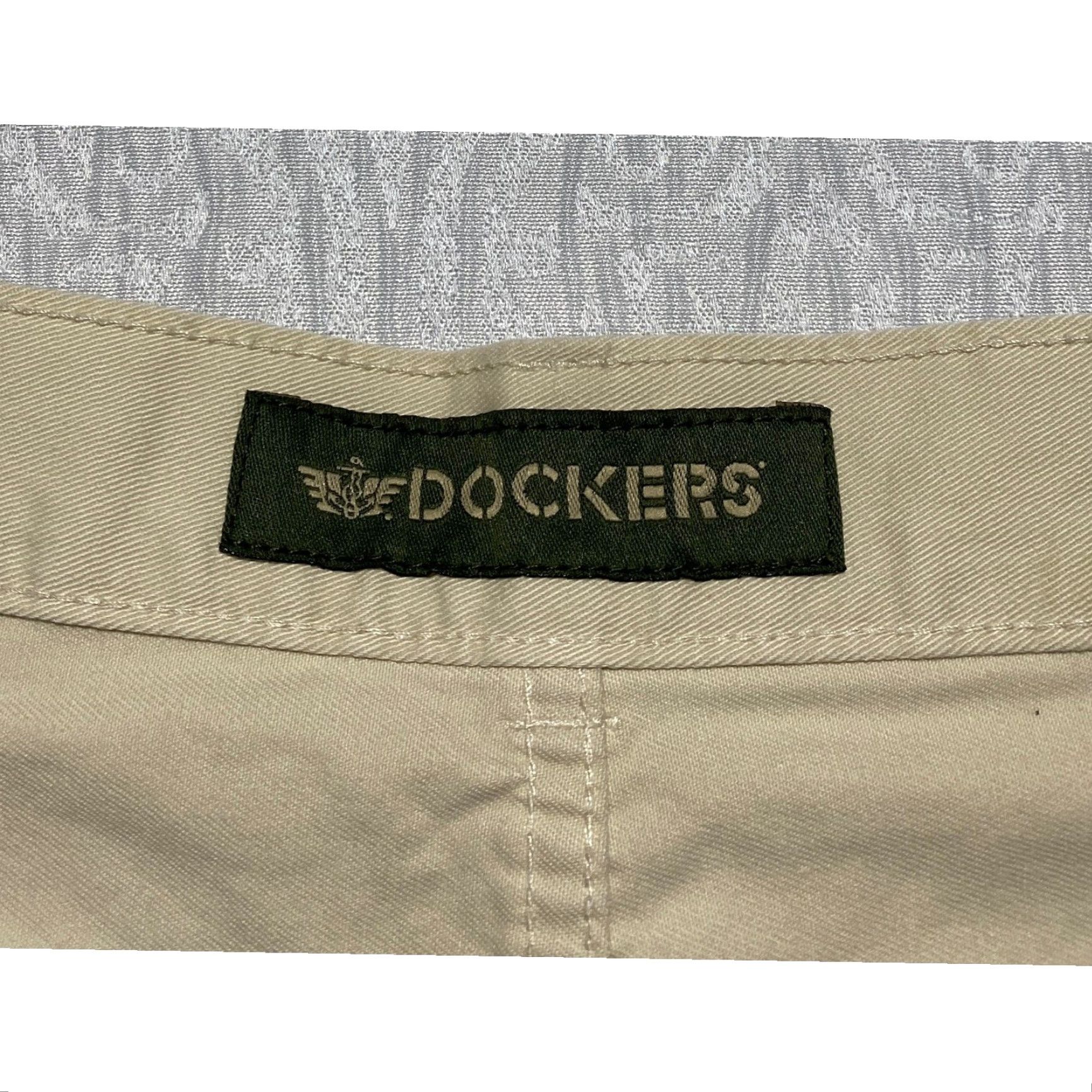 Dockers VINTAGE Dockers Mens Shorts 40 Khaki Beige 5 Pocket Twill Casual Chino Cotton Size US 40 / EU 56 - 4 Thumbnail