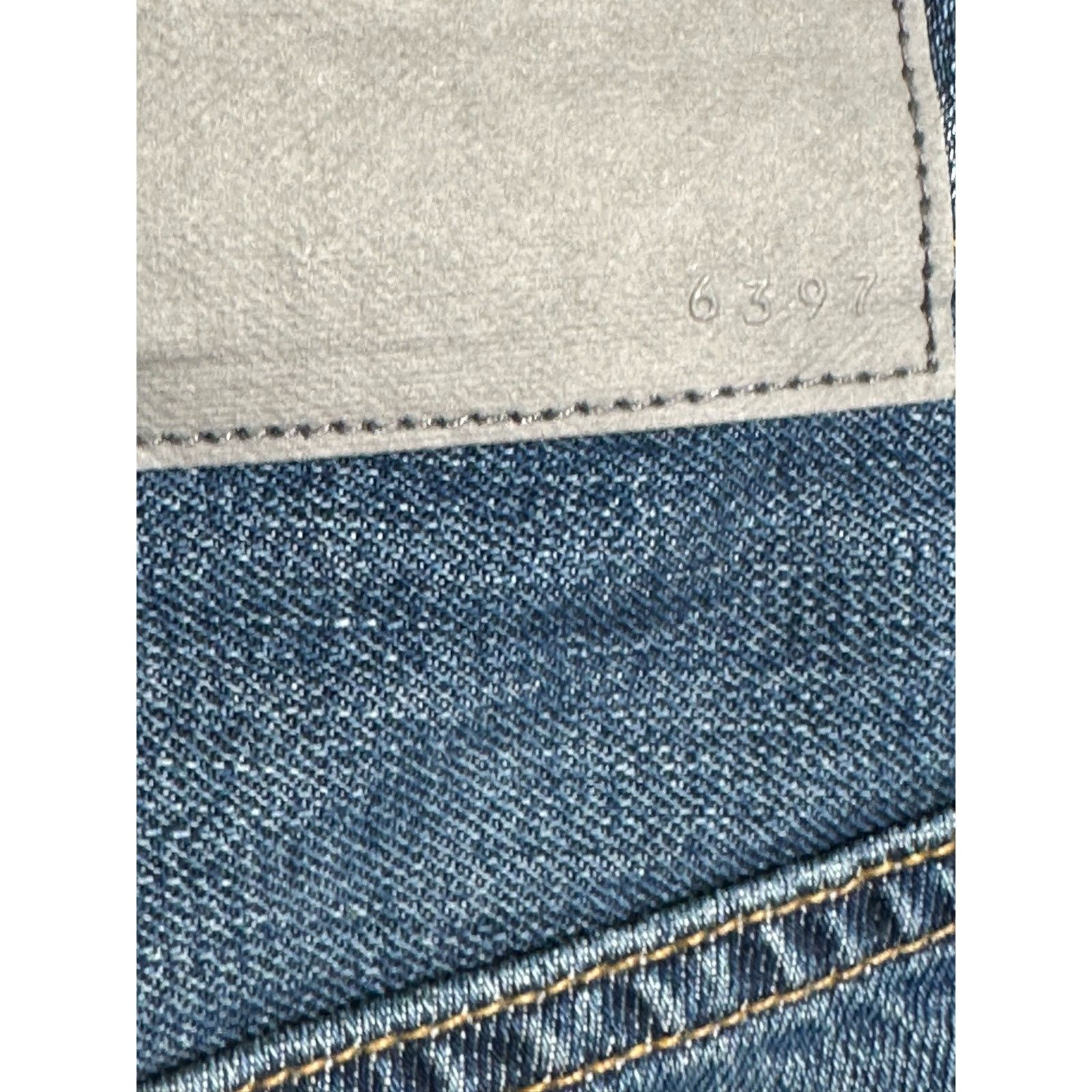 6397 6397 Blue Button Closure Shorty Cropped Baggy Jeans size 27 Size 32" / US 10 / IT 46 - 6 Thumbnail