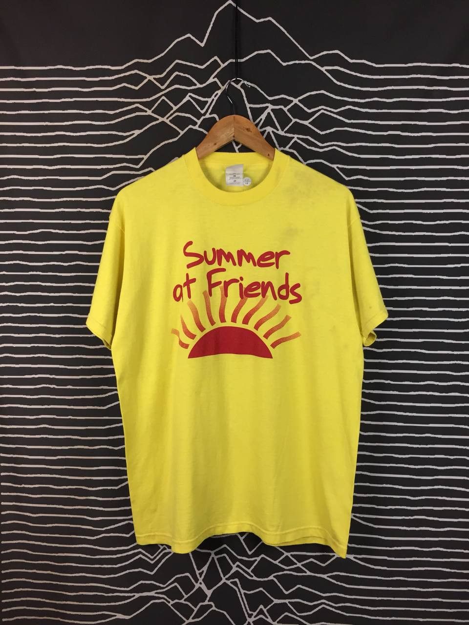 Vintage Vtg 90s Fruit of the Loom Summer of Friends 50/50 Blend Tee Size US L / EU 52-54 / 3 - 2 Thumbnail