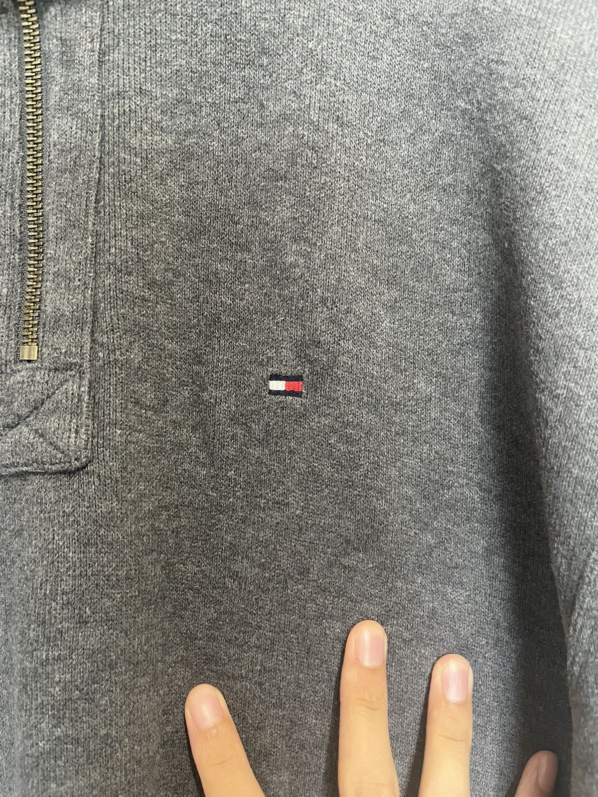 Tommy Hilfiger TOMMY HILFIGER HALF ZIP SWEATER Size US L / EU 52-54 / 3 - 2 Thumbnail