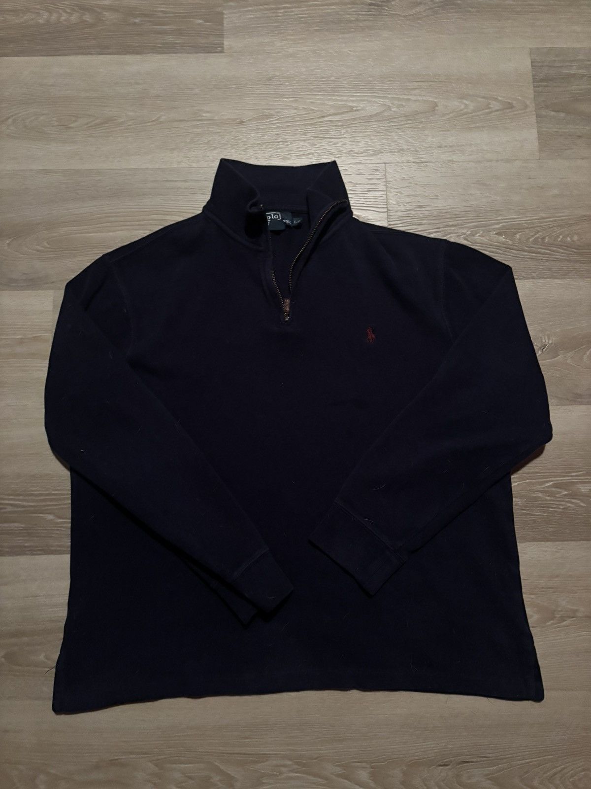Polo Ralph Lauren Navy Ralph Lauren Polo Quarter Zip Size US L / EU 52-54 / 3 - 1 Thumbnail