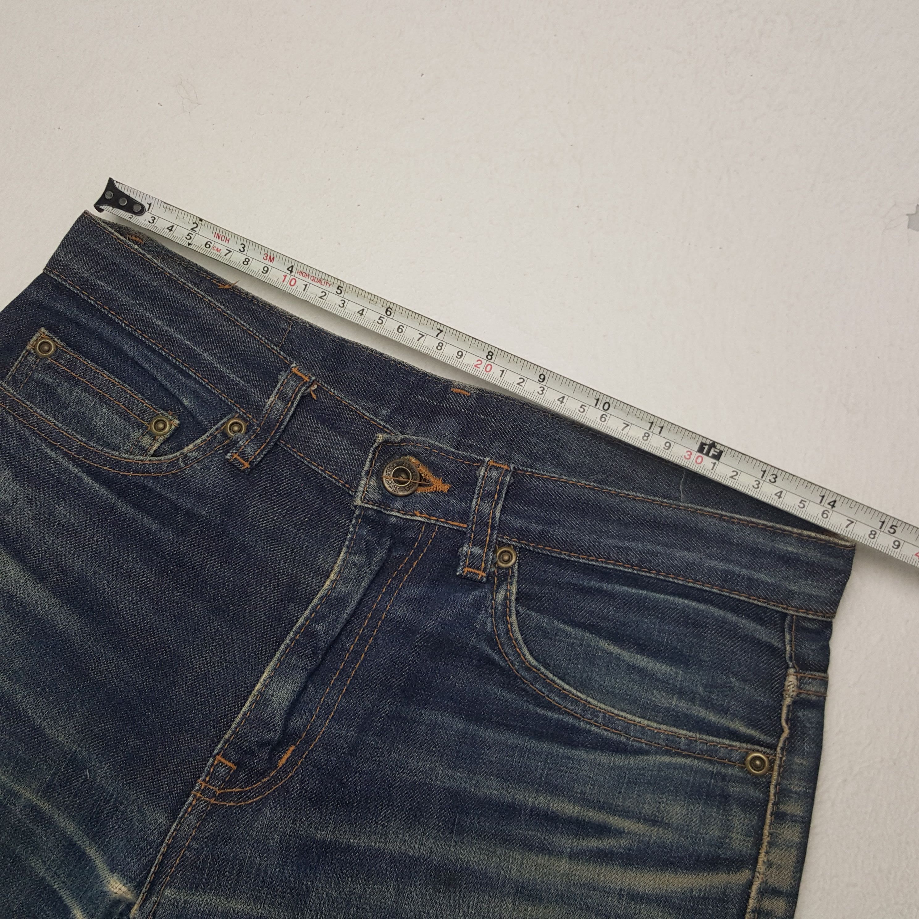 Hysteric Glamour × Vintage Vintage Hysteric Glamour Custom Art Logo Denim Jeans Size US 29 - 7 Thumbnail